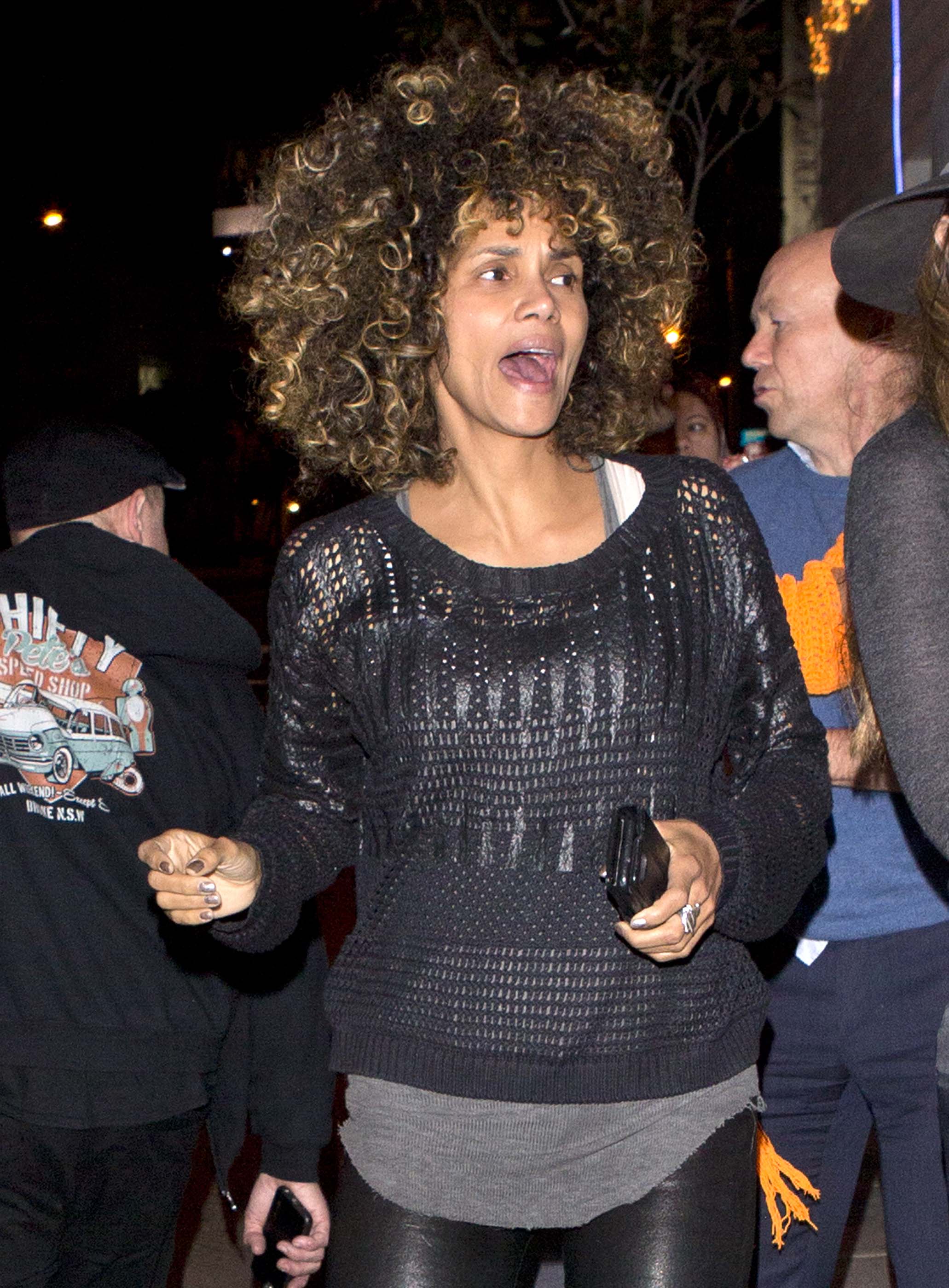Halle Berry night on the town in LA