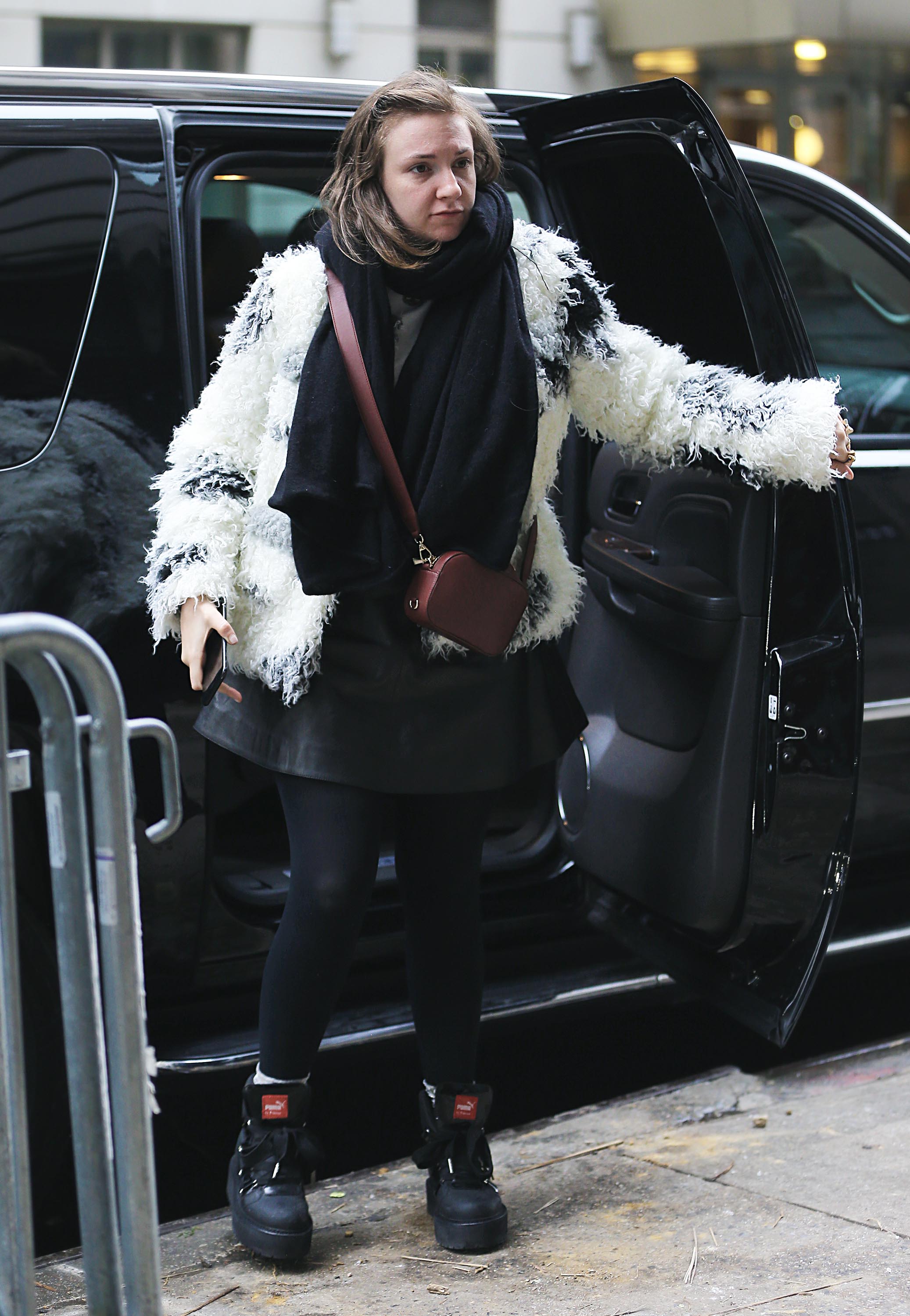 Lena Dunham out and about in NYC