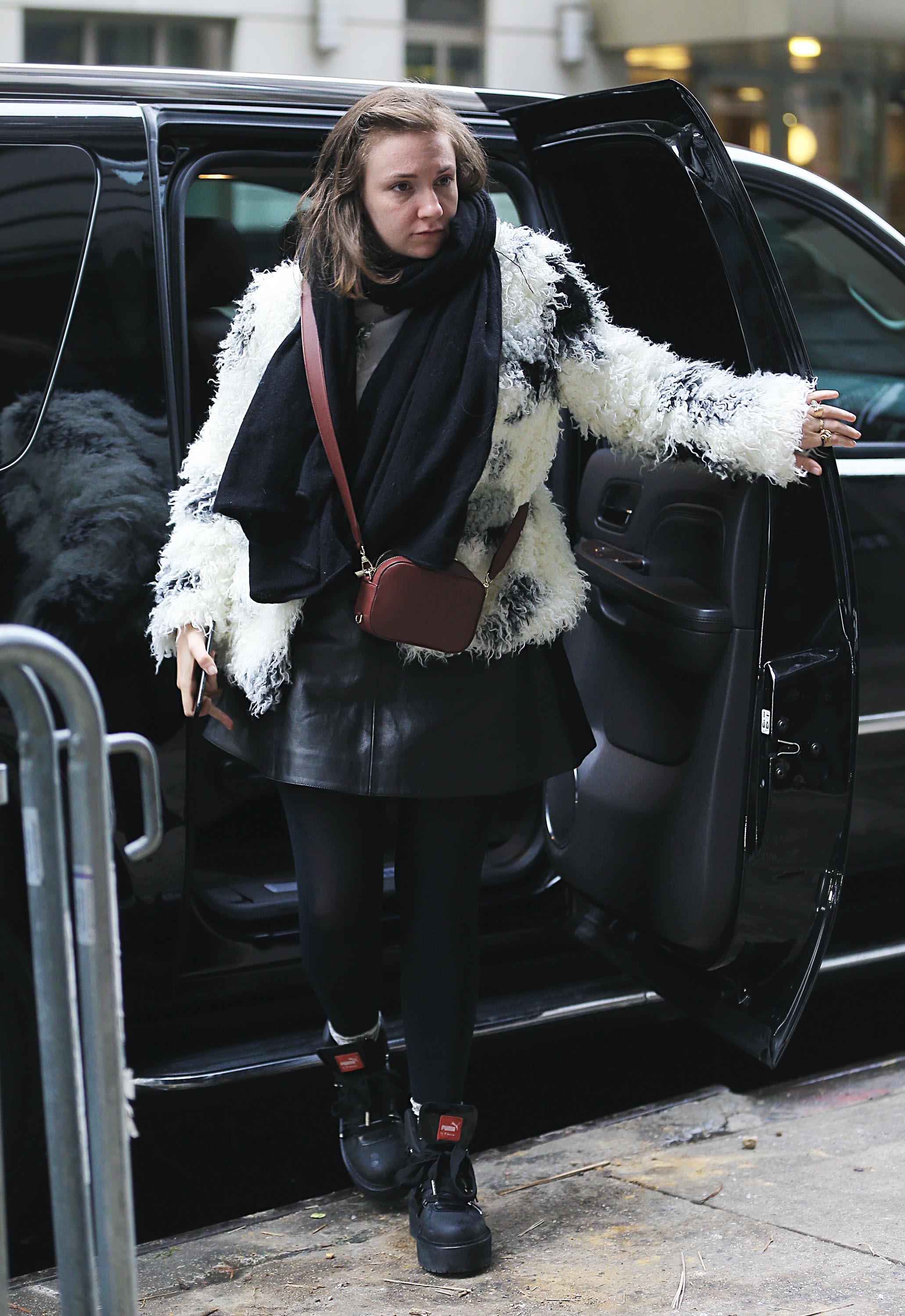 Lena Dunham out and about in NYC