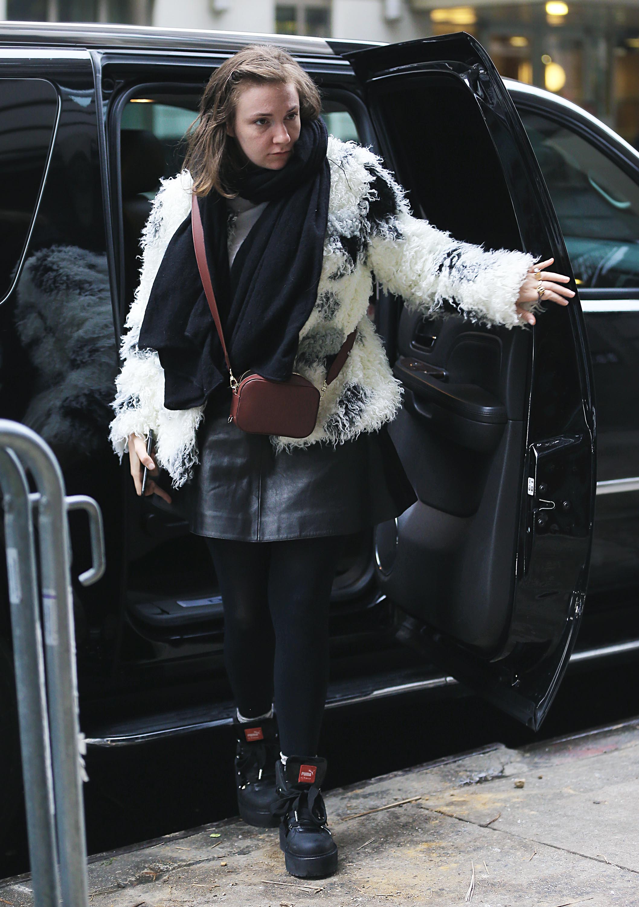Lena Dunham out and about in NYC