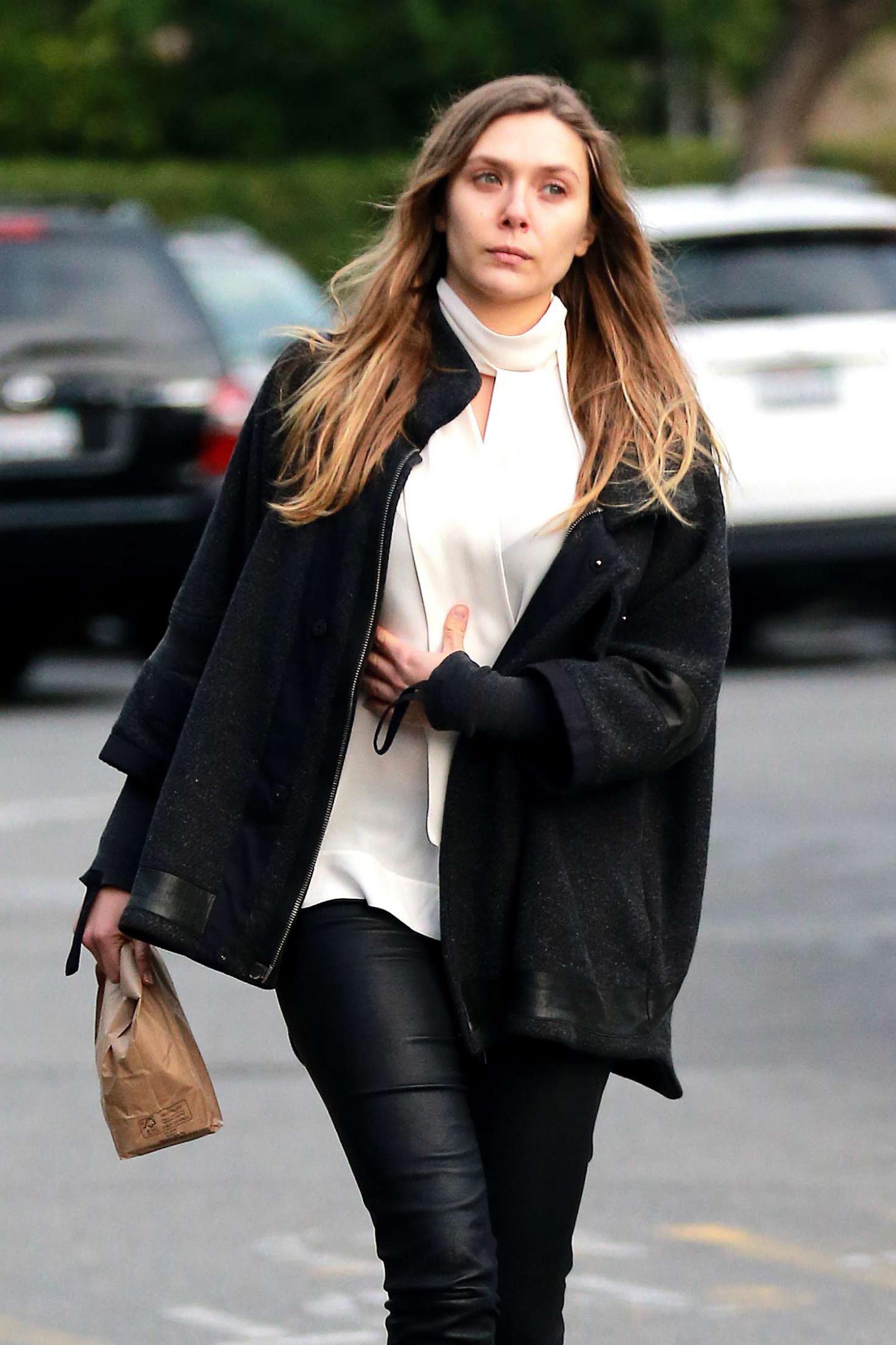 Elizabeth Olsen out in LA