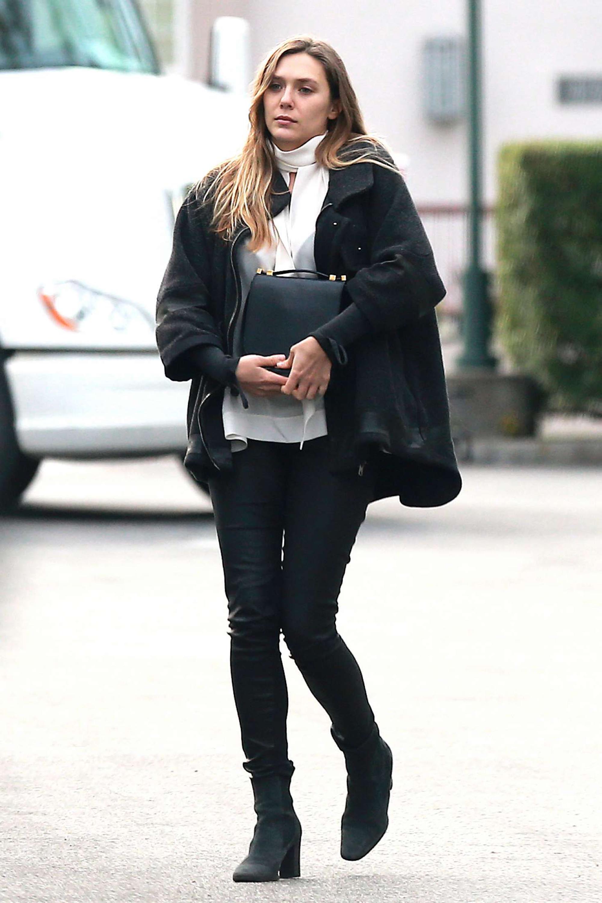 Elizabeth Olsen out in LA