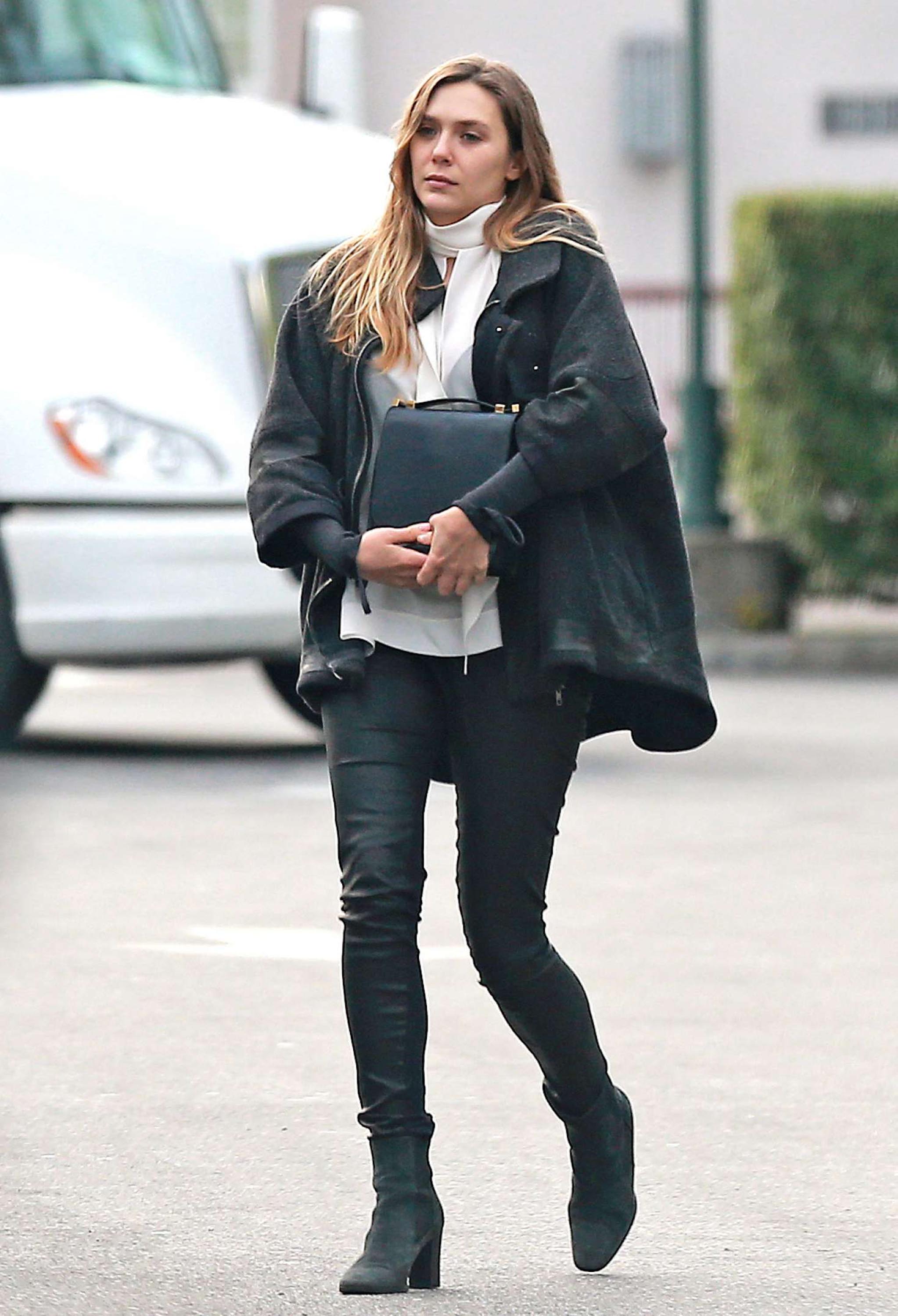 Elizabeth Olsen out in LA