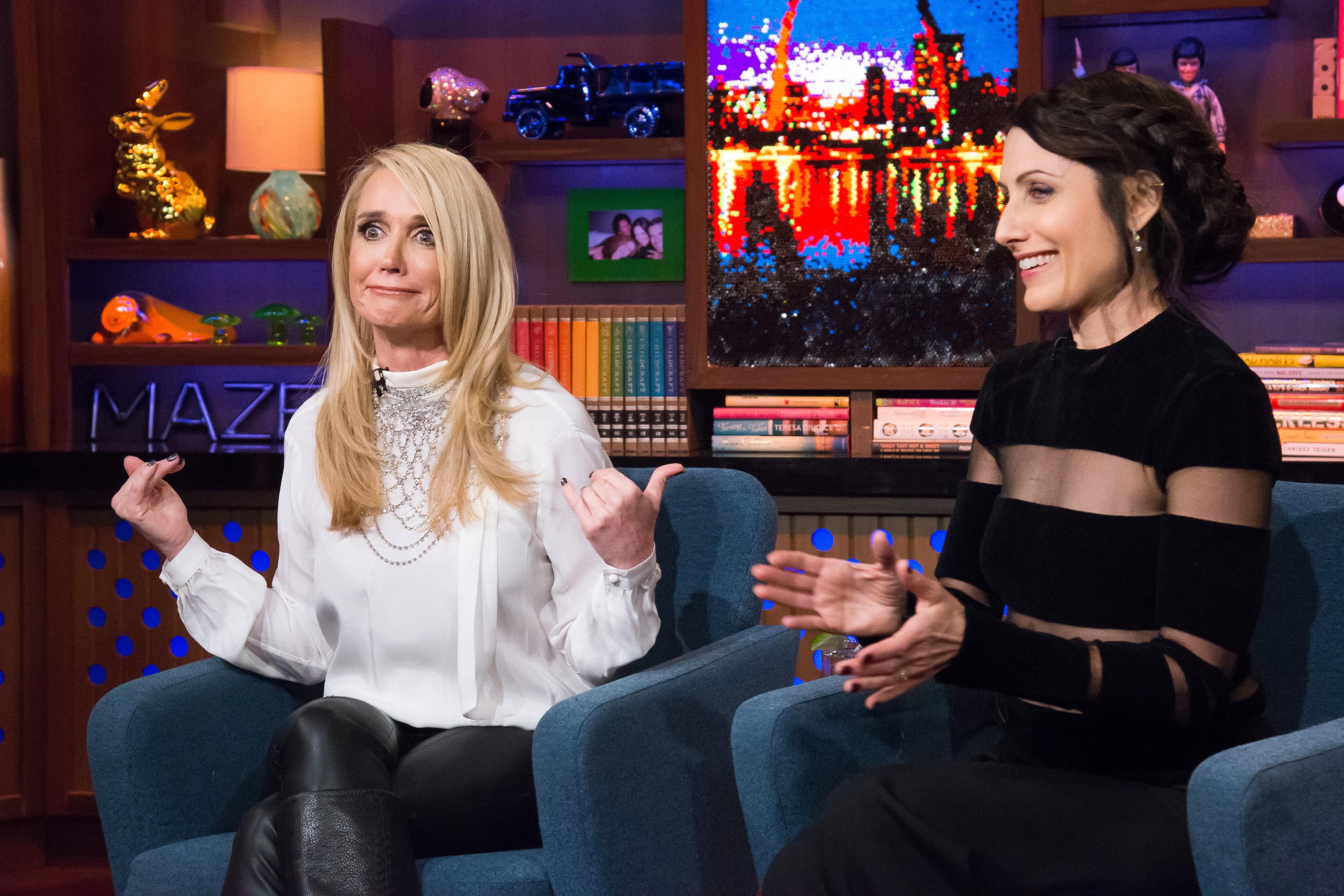 Kim Richards at Watch What Happens Live with Andy Cohen