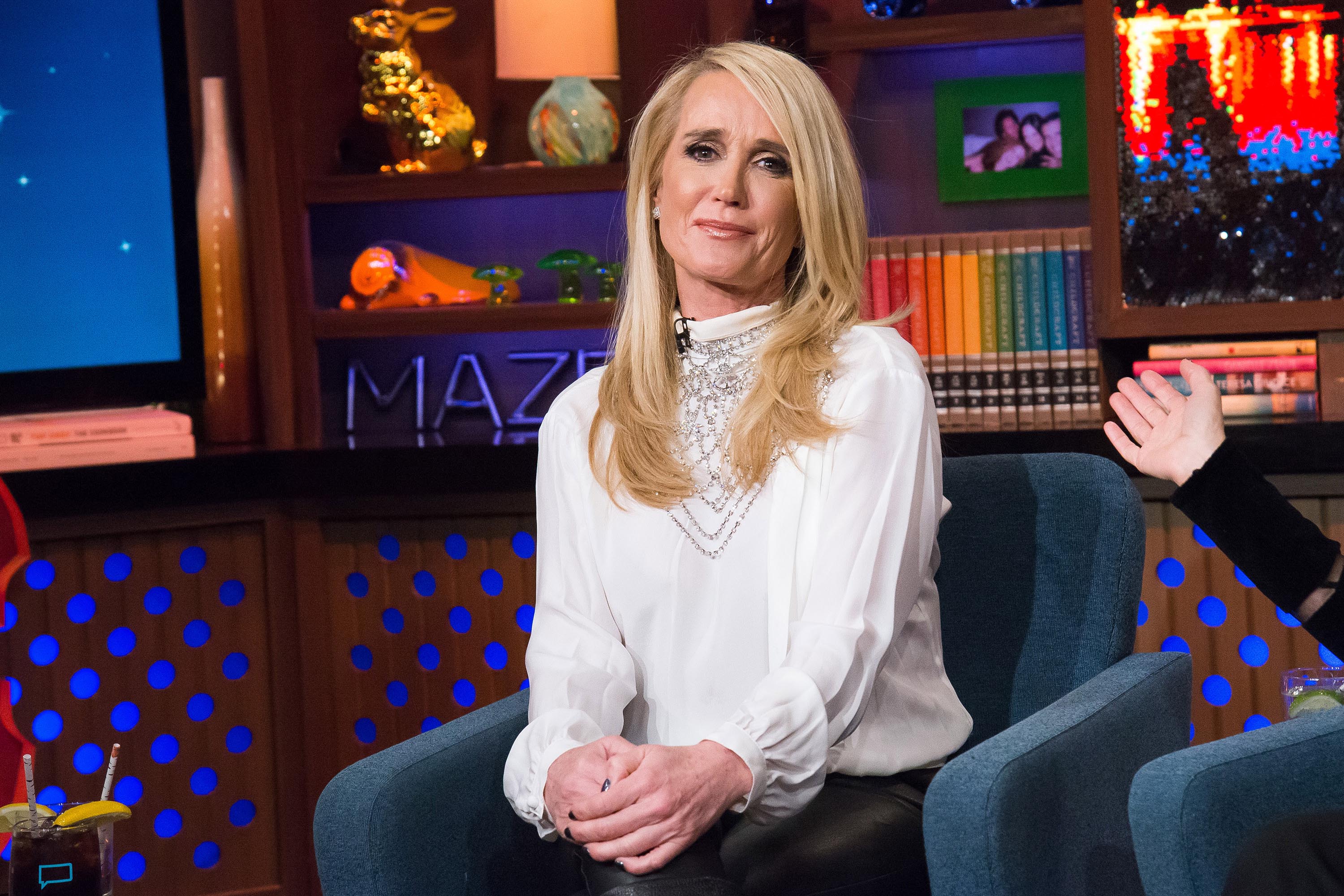 Kim Richards at Watch What Happens Live with Andy Cohen
