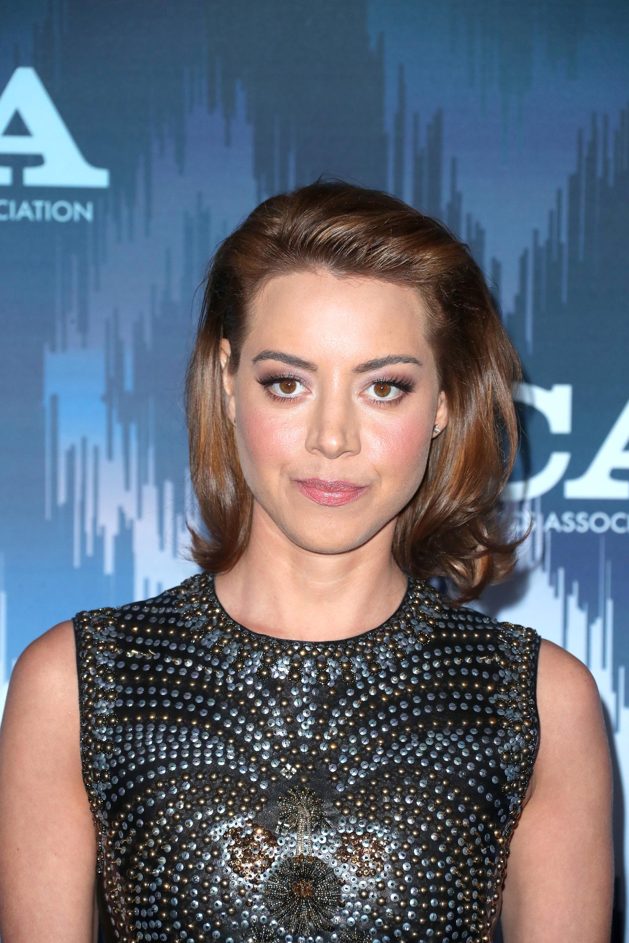 Aubrey Plaza attends TCA Tour