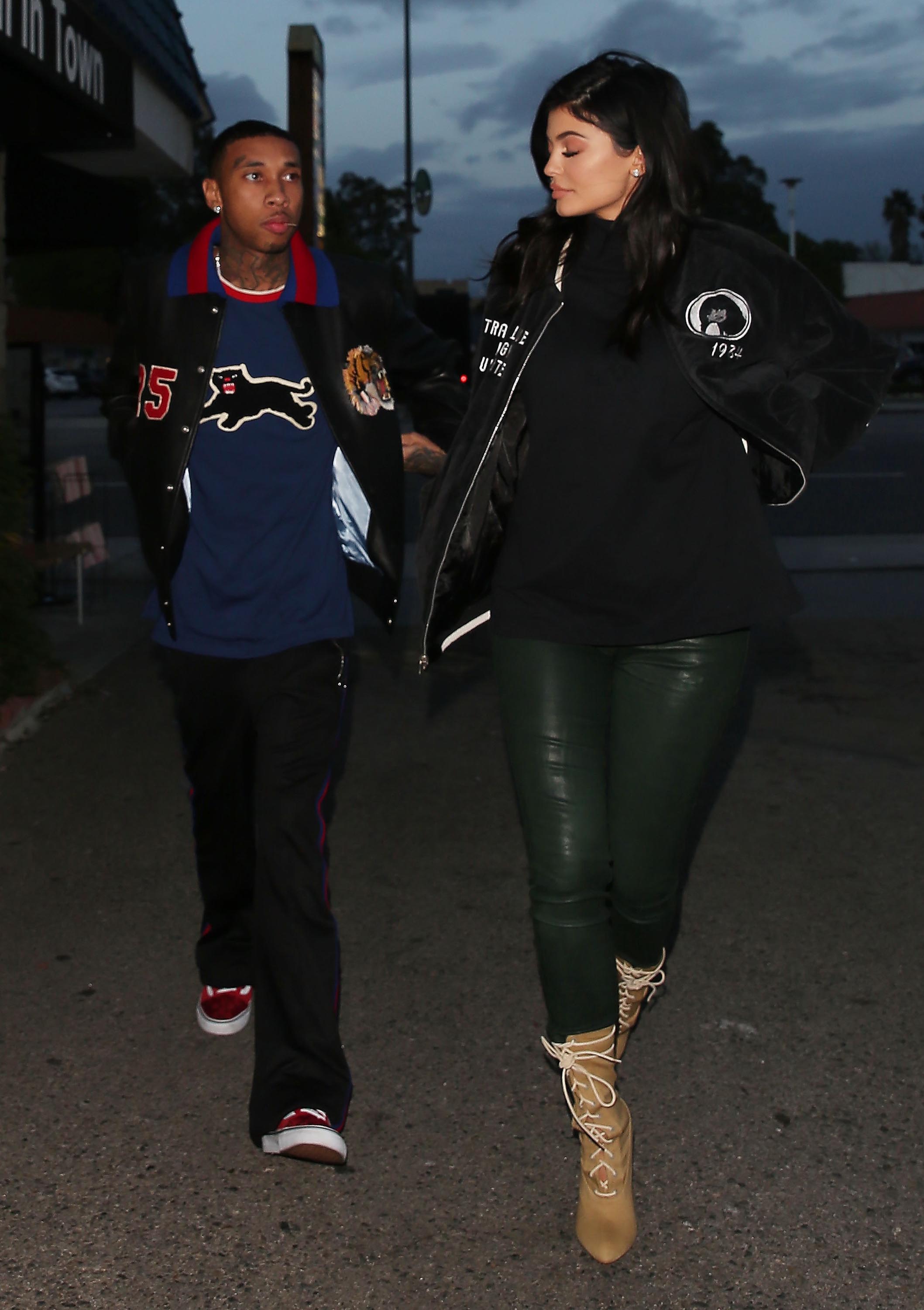 Kylie Jenner out for dinner at Kabuki restaurant