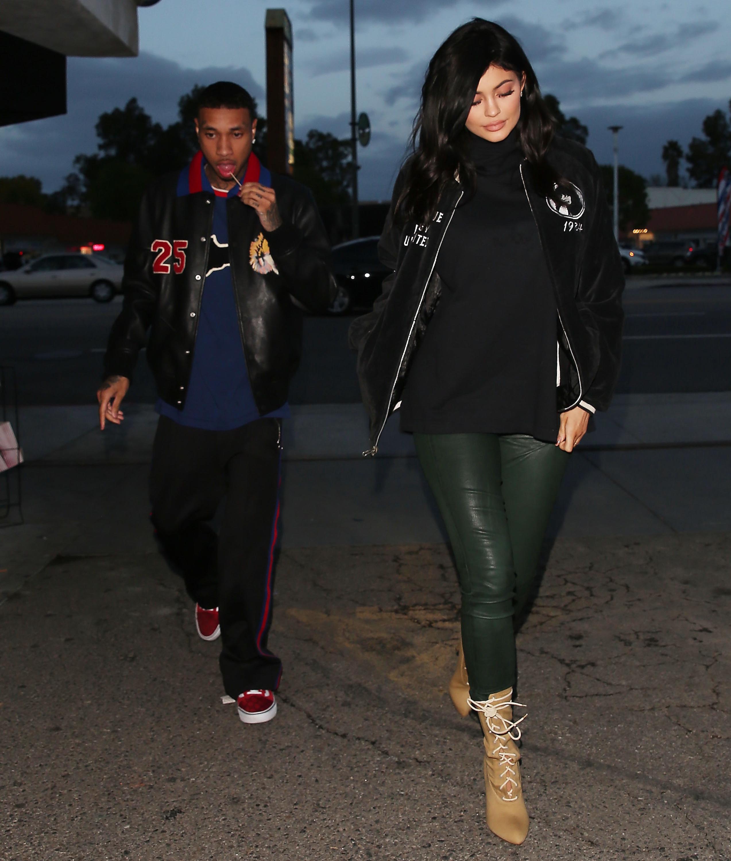 Kylie Jenner out for dinner at Kabuki restaurant