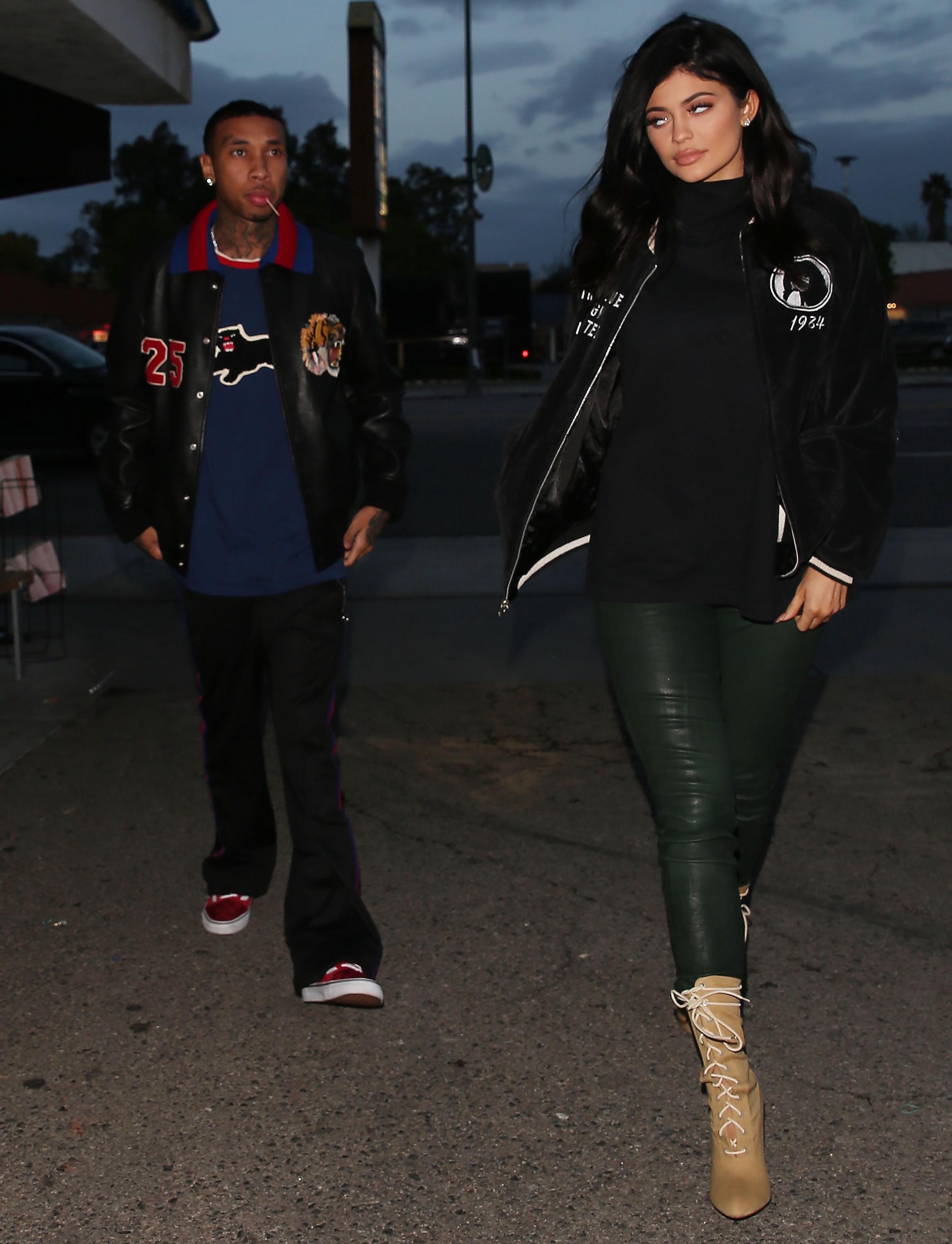 Kylie Jenner out for dinner at Kabuki restaurant