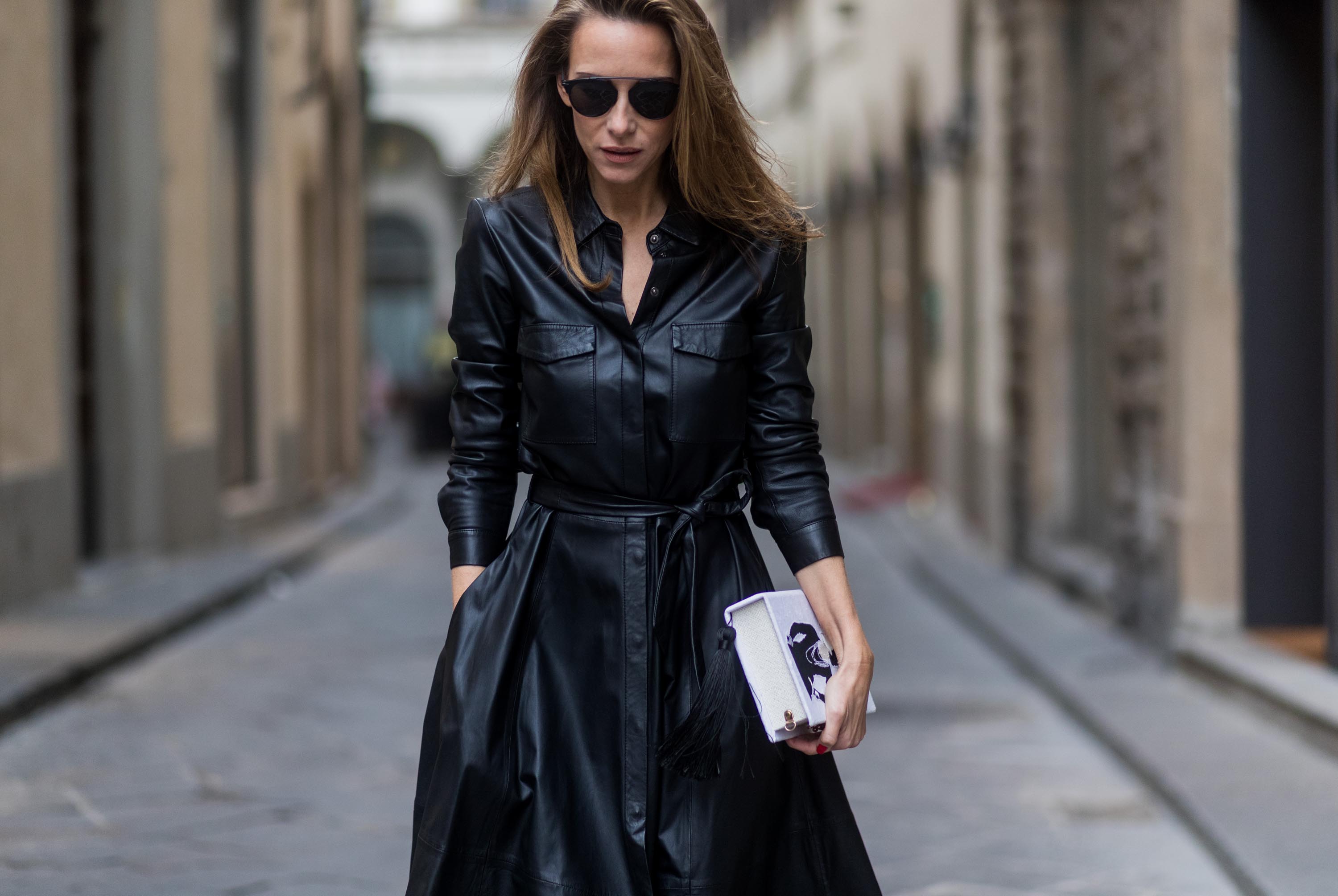 Alexandra Lapp street style in Florence