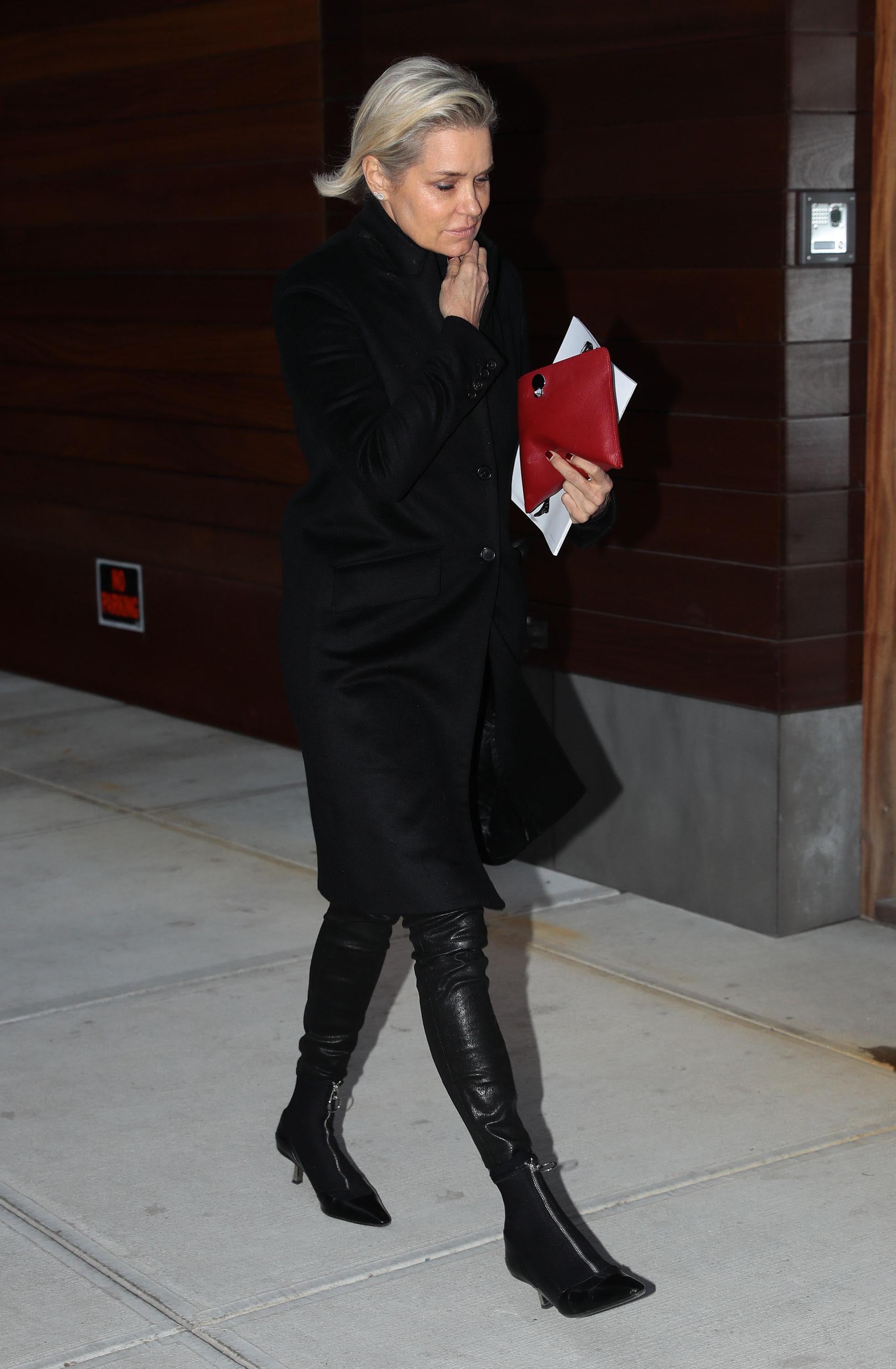 Yolanda Hadid is spotted out and about in NYC