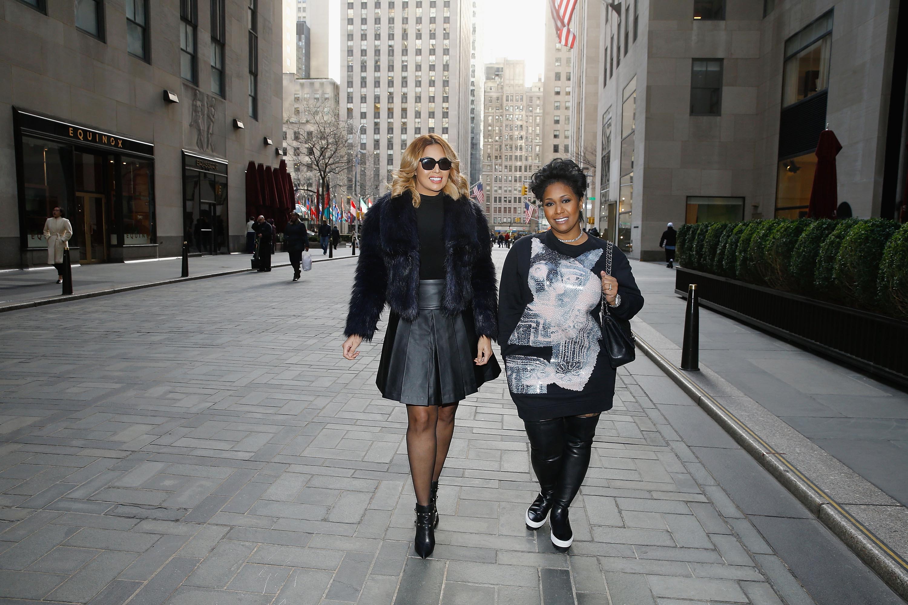 Somaya Reece is seen in New York City