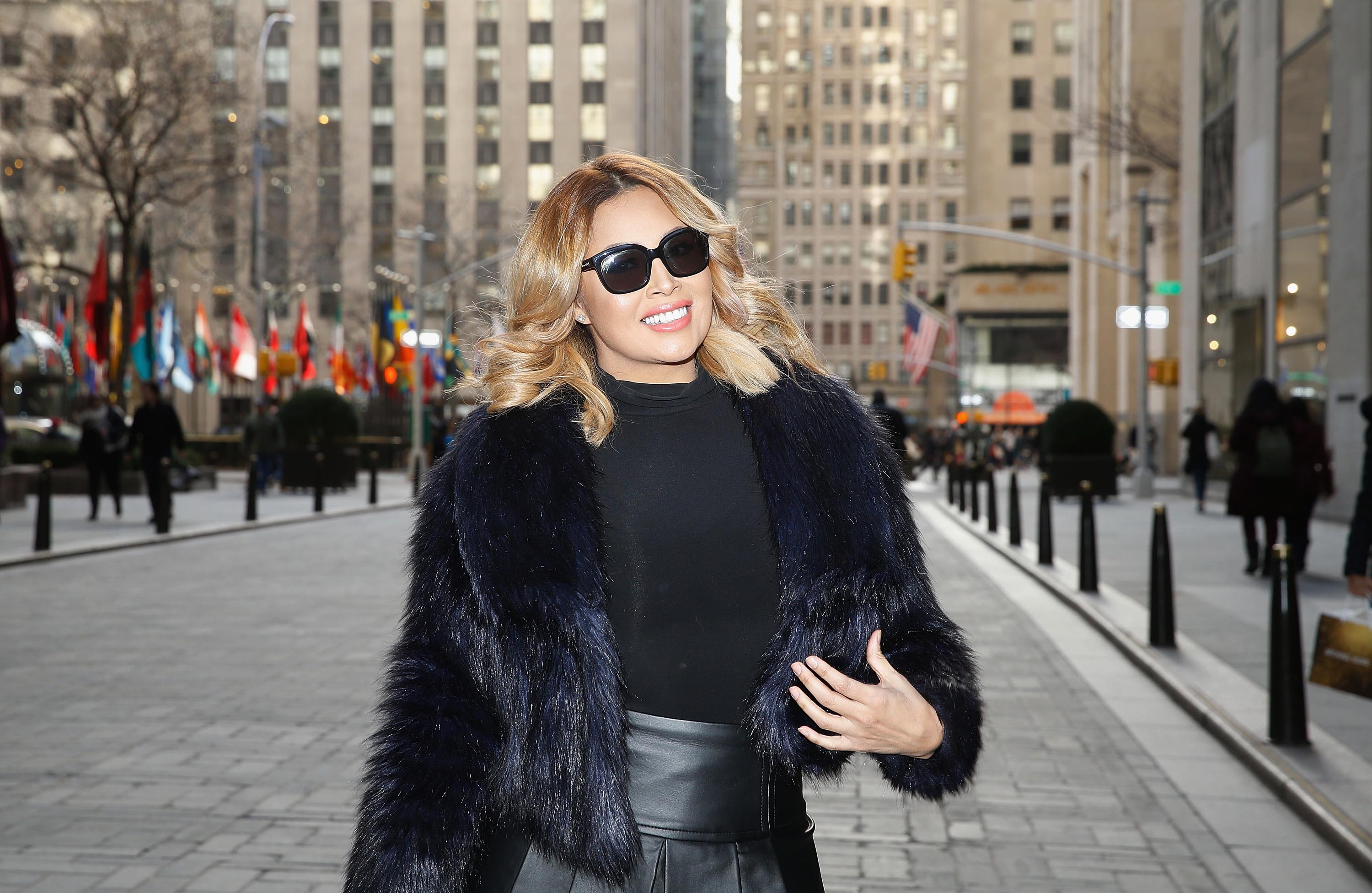 Somaya Reece is seen in New York City