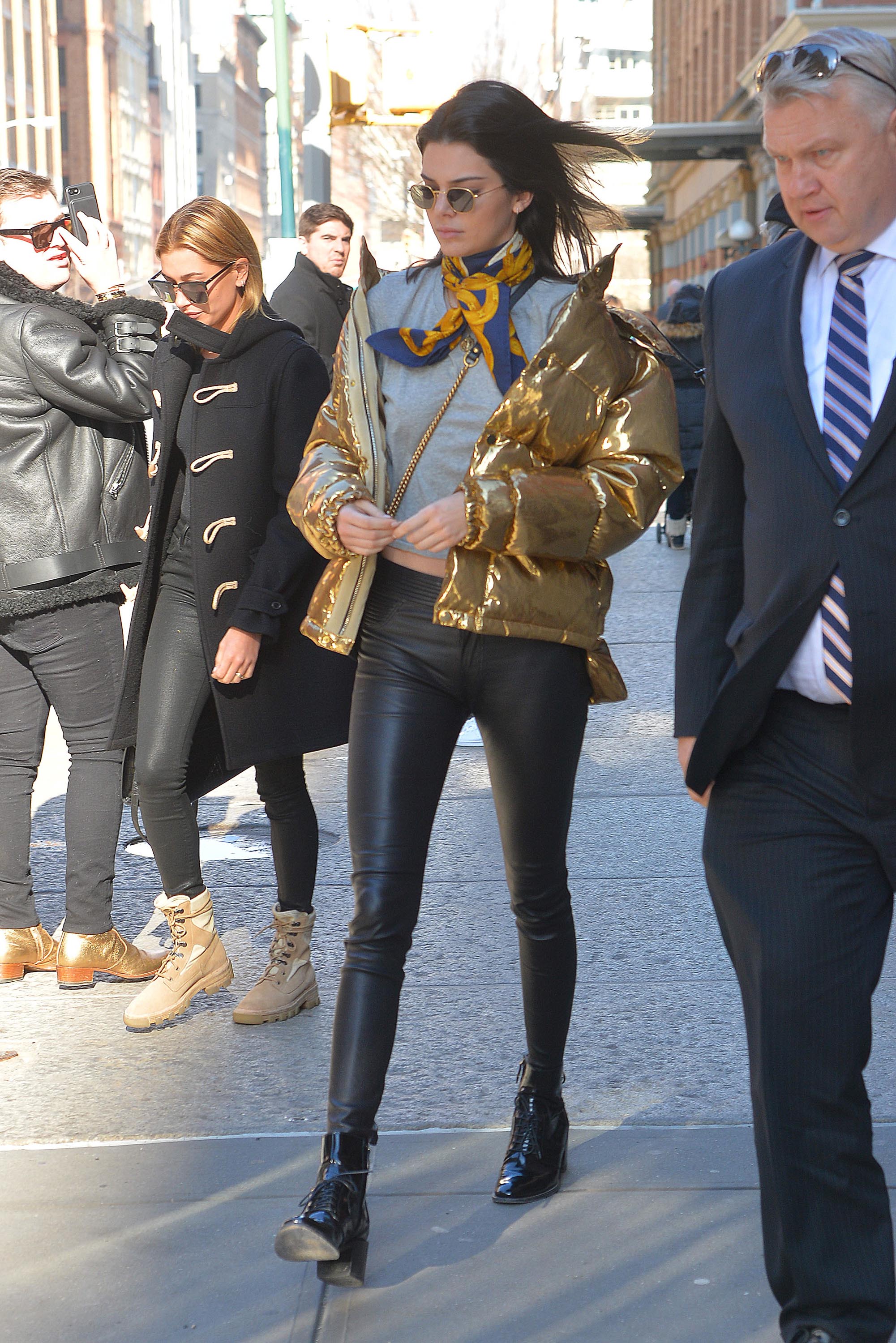 Kendall Jenner and Hailey Baldwin out and about in NYC