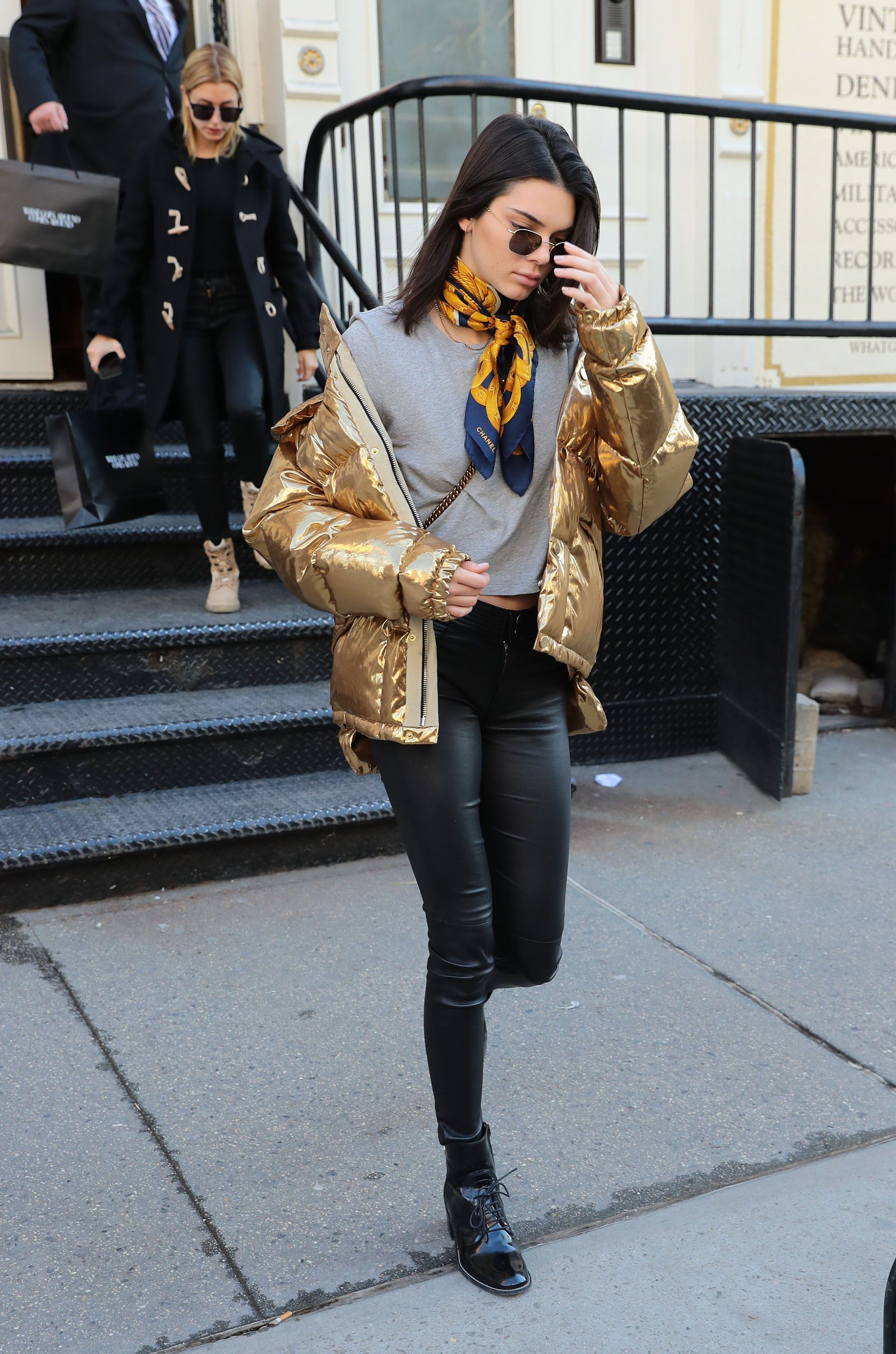 Kendall Jenner and Hailey Baldwin out and about in NYC