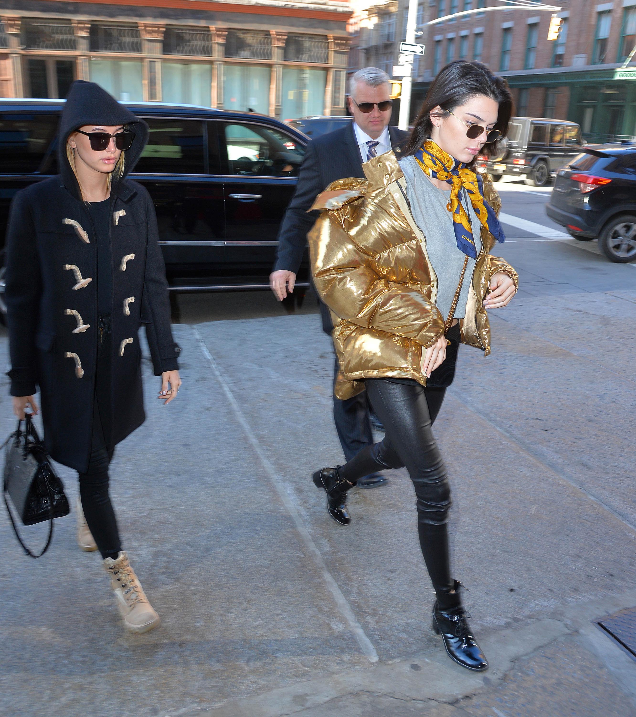 Kendall Jenner and Hailey Baldwin out and about in NYC