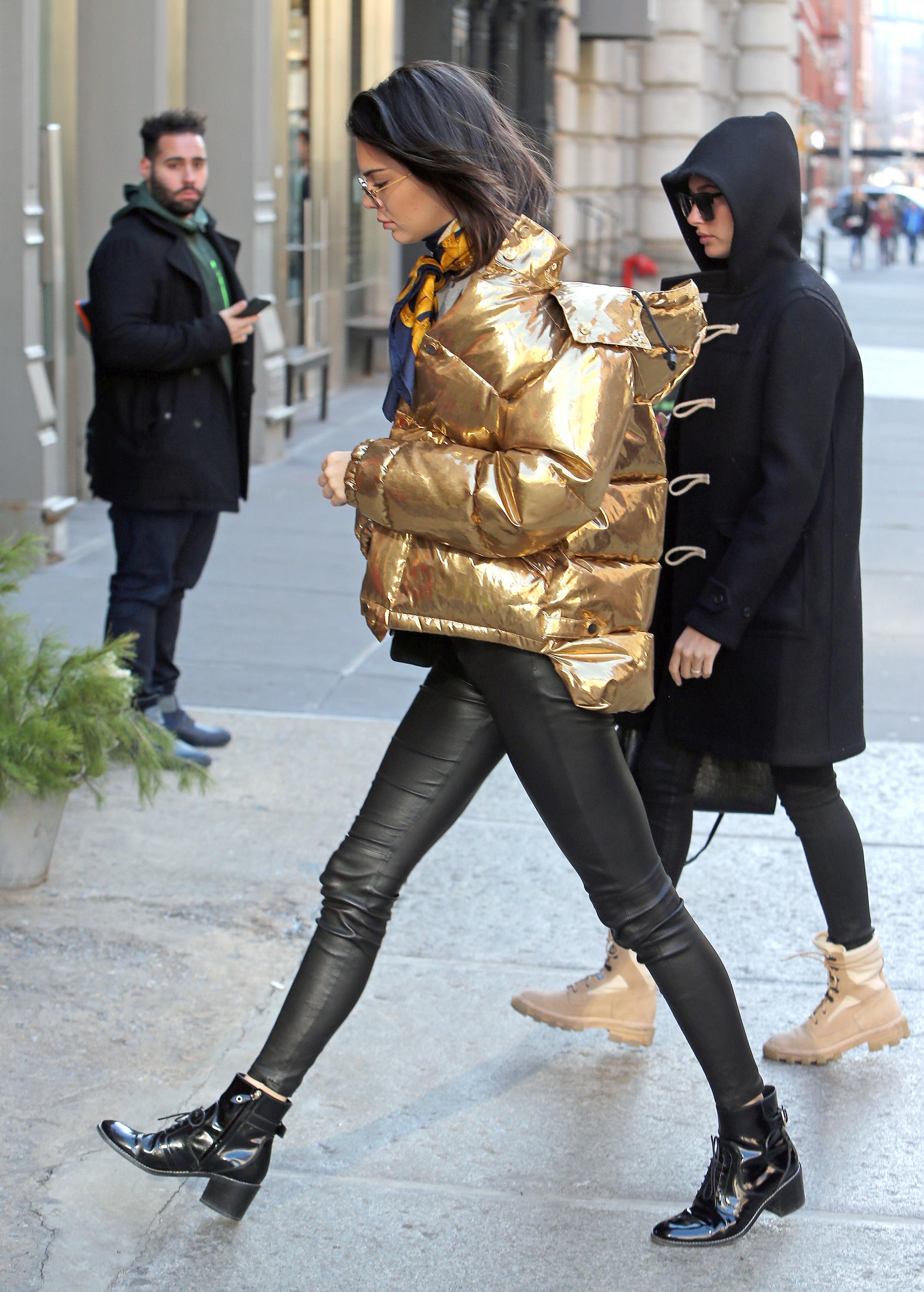 Kendall Jenner and Hailey Baldwin out and about in NYC