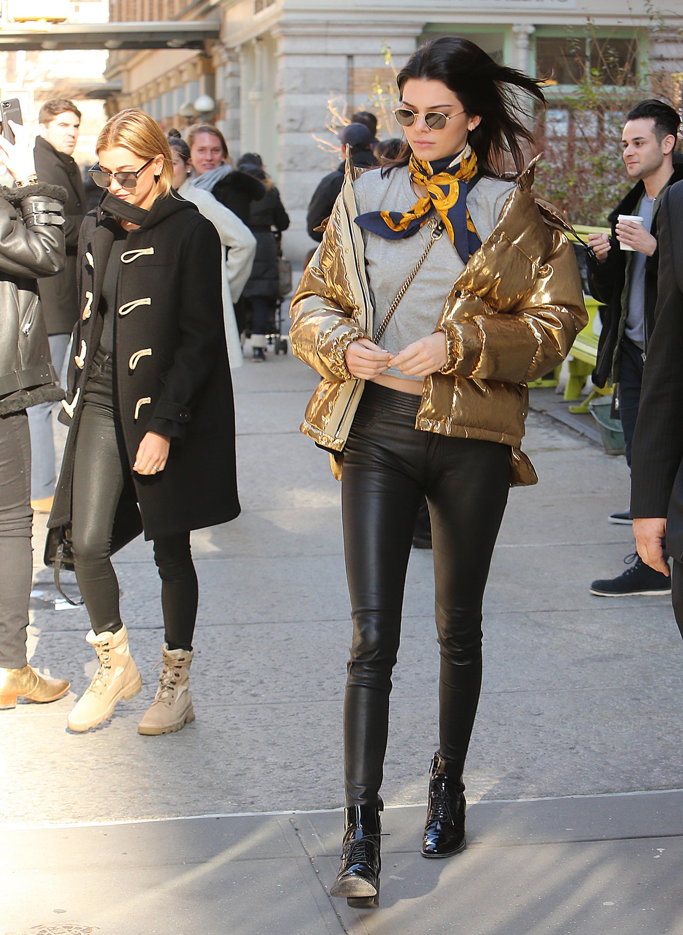 Kendall Jenner and Hailey Baldwin out and about in NYC