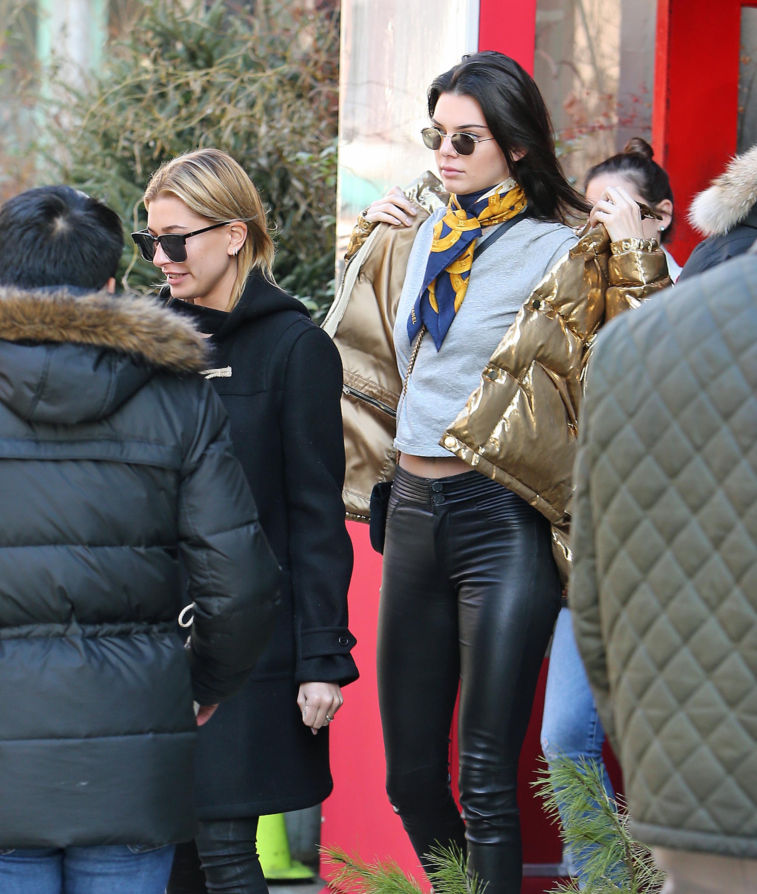 Kendall Jenner and Hailey Baldwin out and about in NYC