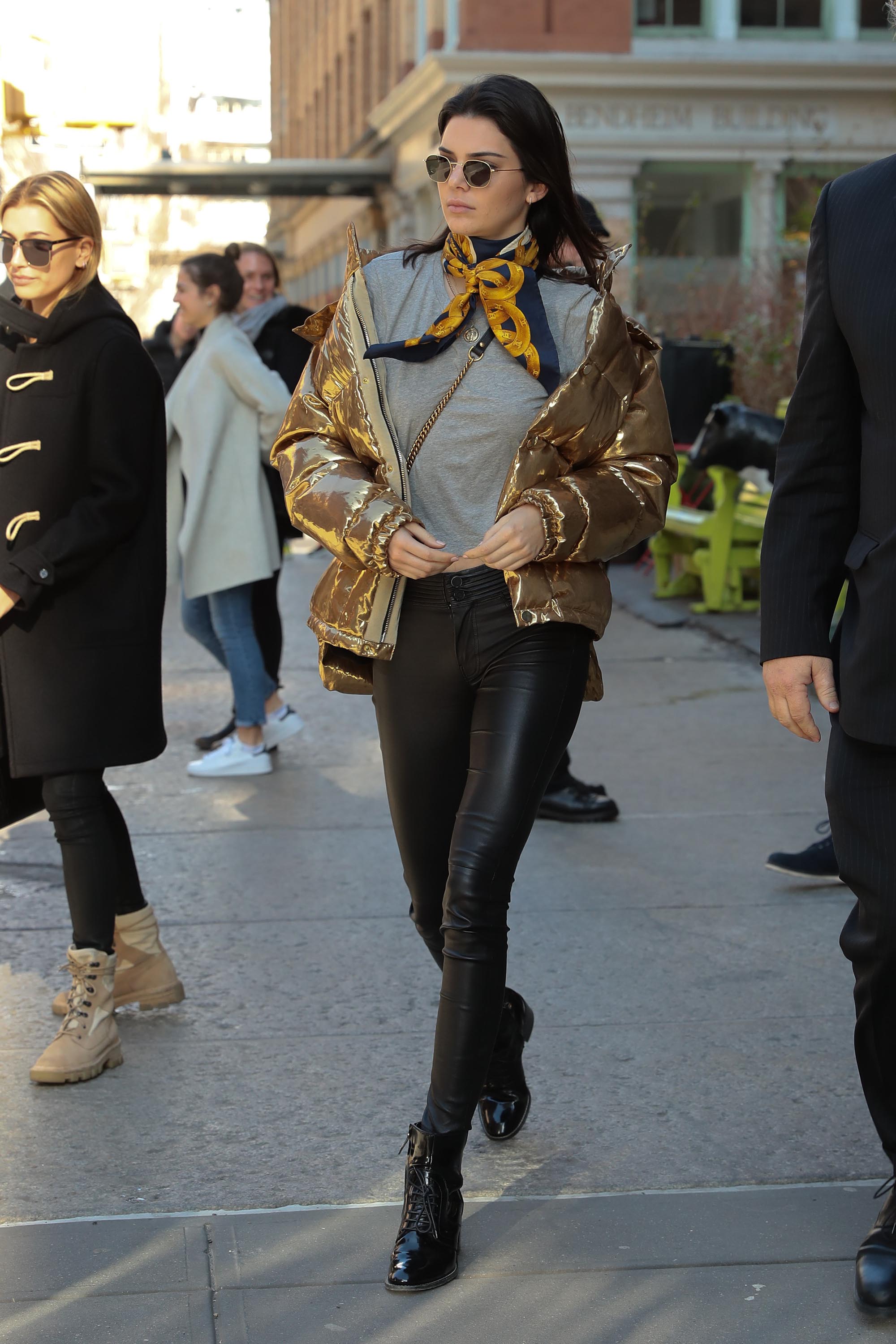 Kendall Jenner and Hailey Baldwin out and about in NYC