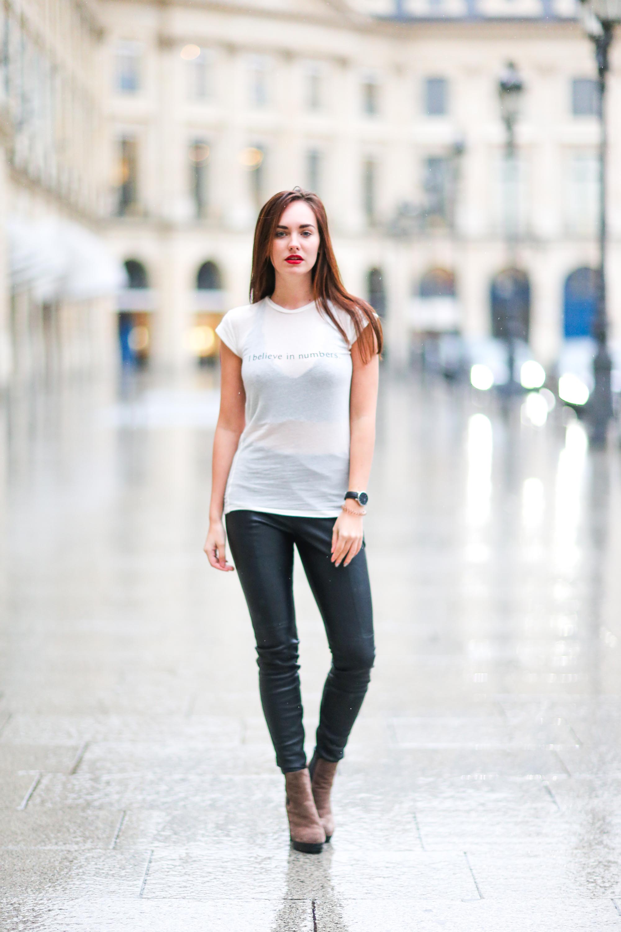 Ophelie Duvillard street style in Paris