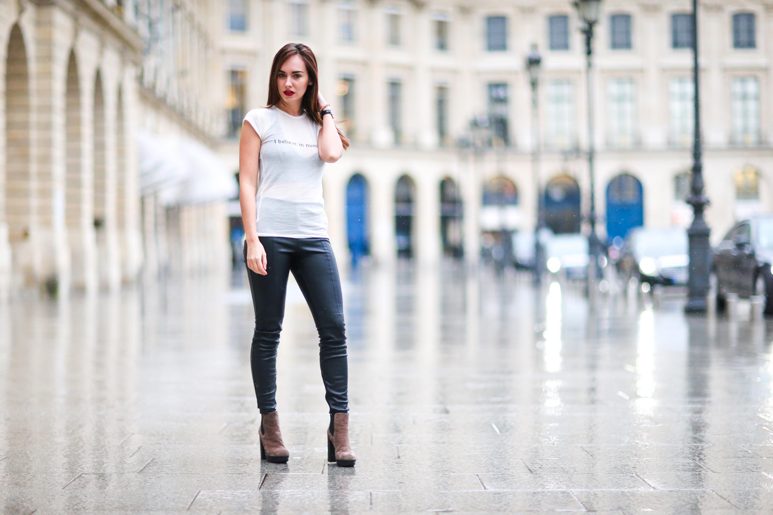 Ophelie Duvillard street style in Paris