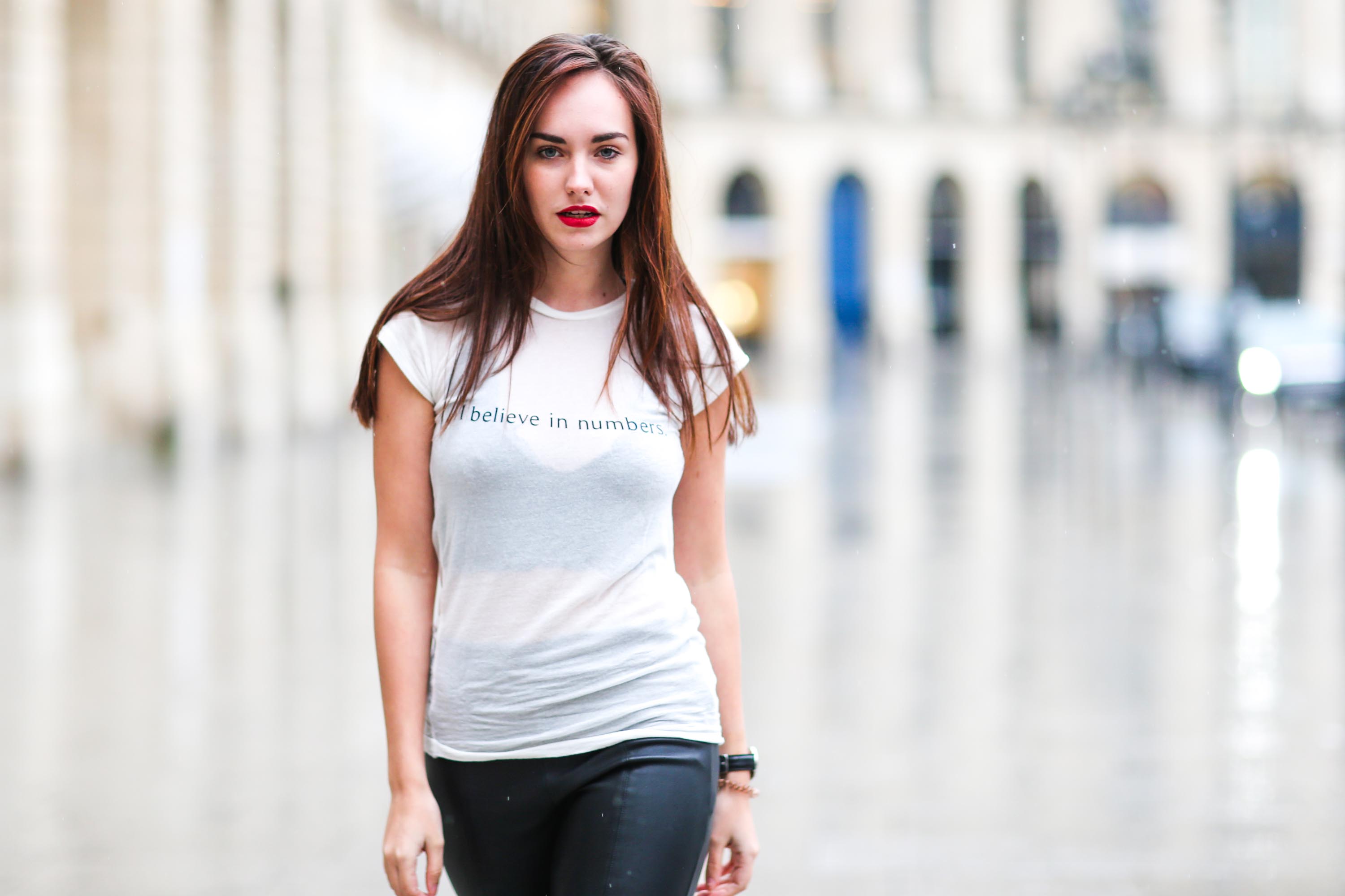 Ophelie Duvillard street style in Paris