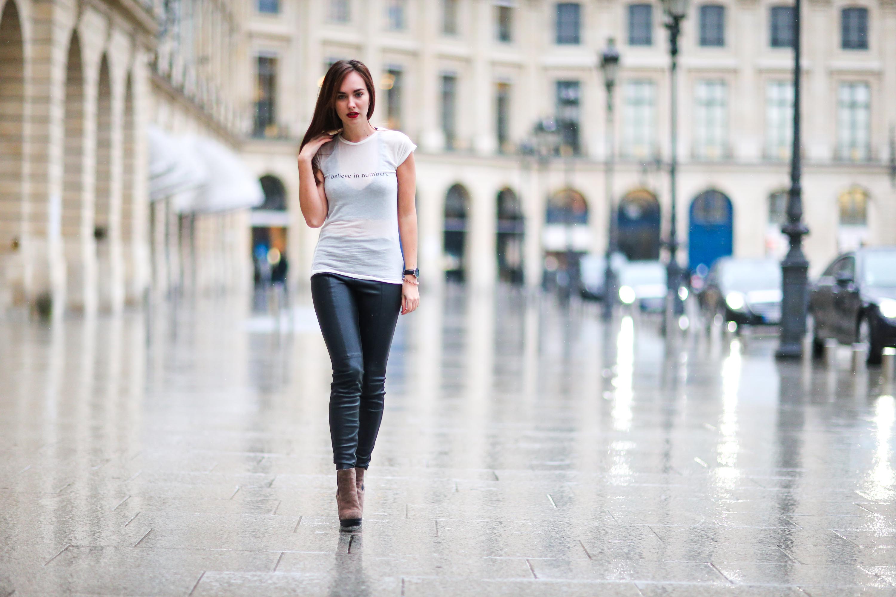 Ophelie Duvillard street style in Paris