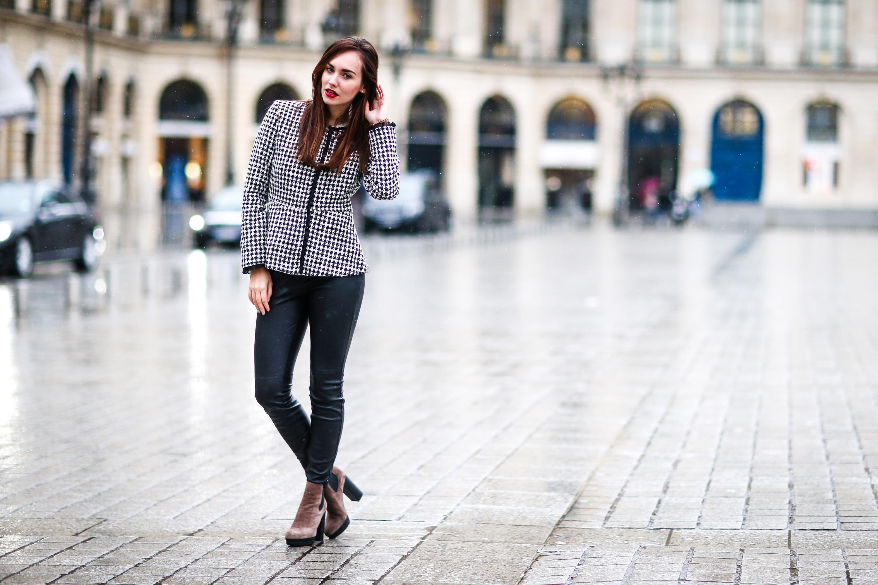 Ophelie Duvillard street style in Paris