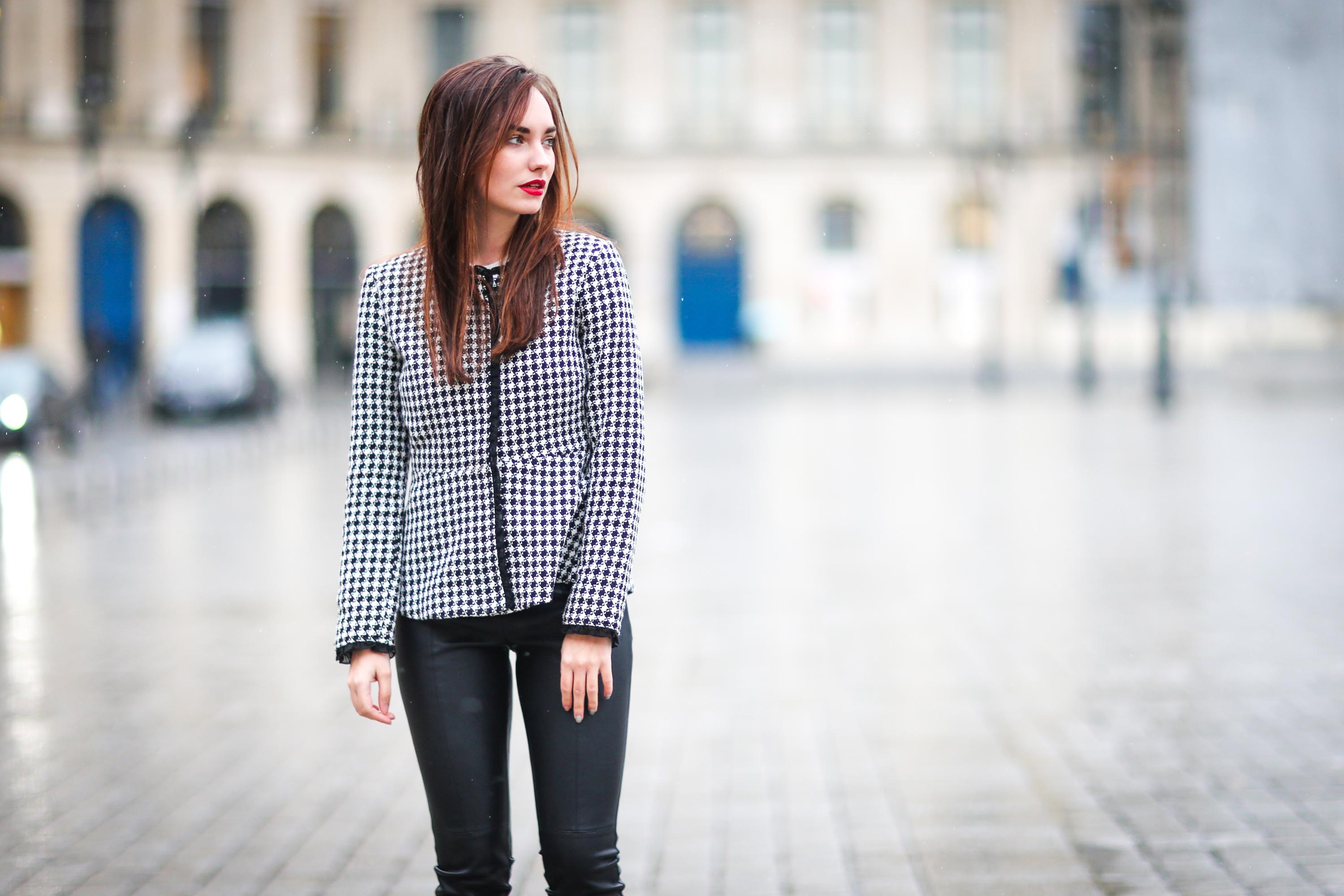 Ophelie Duvillard street style in Paris