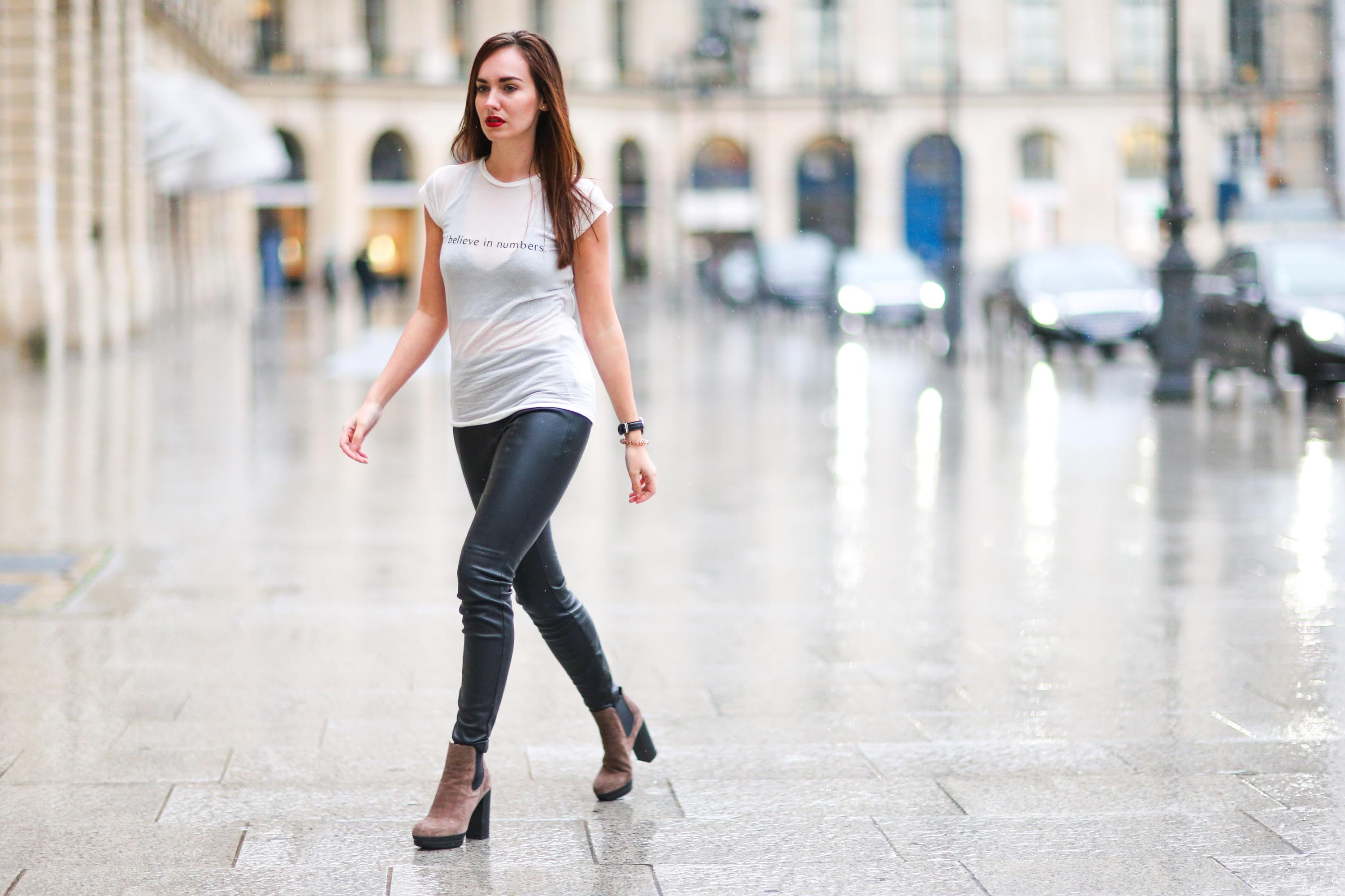 Ophelie Duvillard street style in Paris