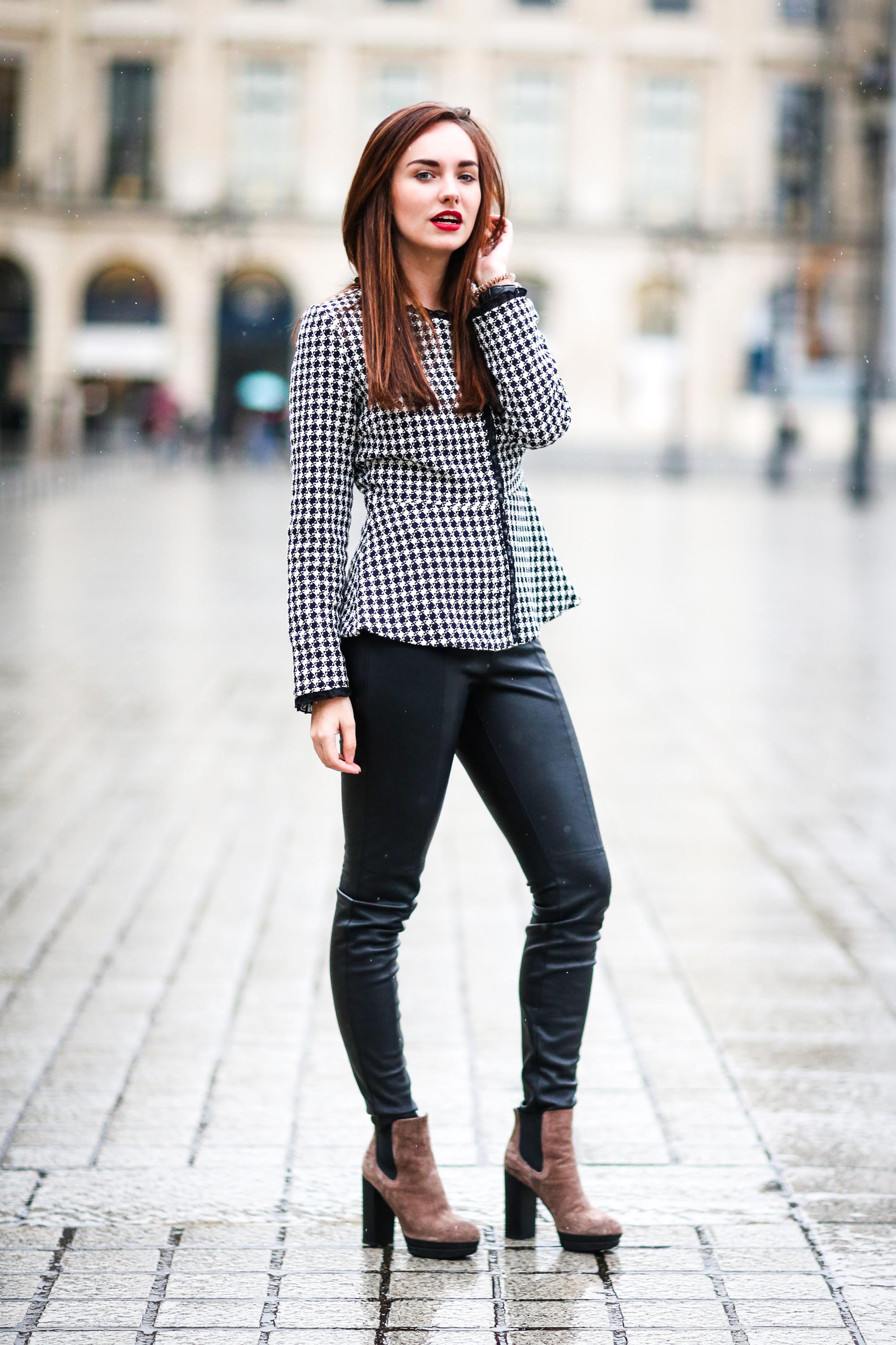 Ophelie Duvillard street style in Paris