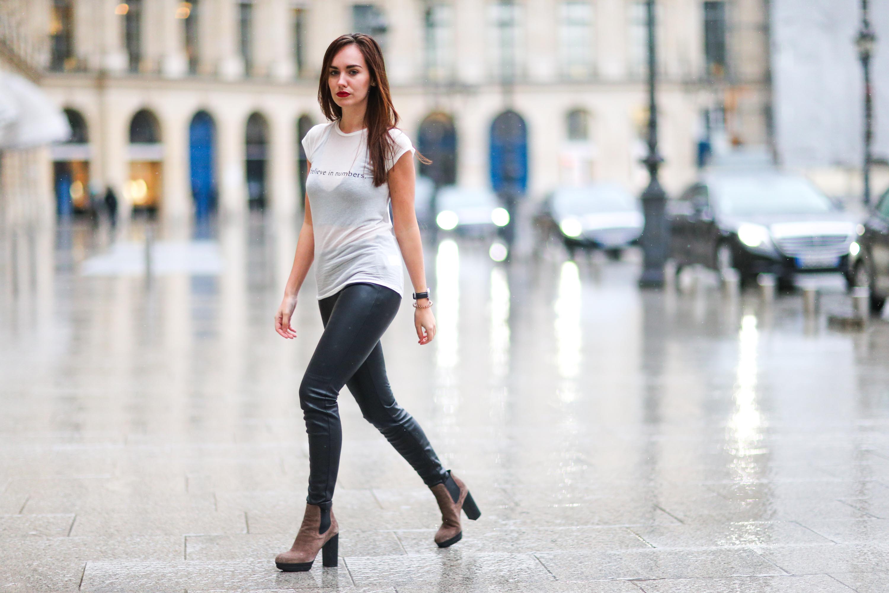 Ophelie Duvillard street style in Paris