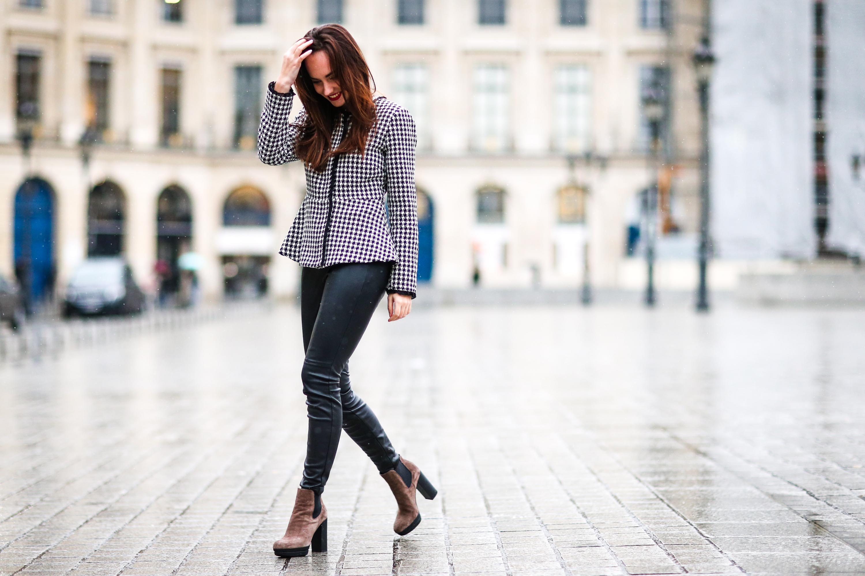 Ophelie Duvillard street style in Paris