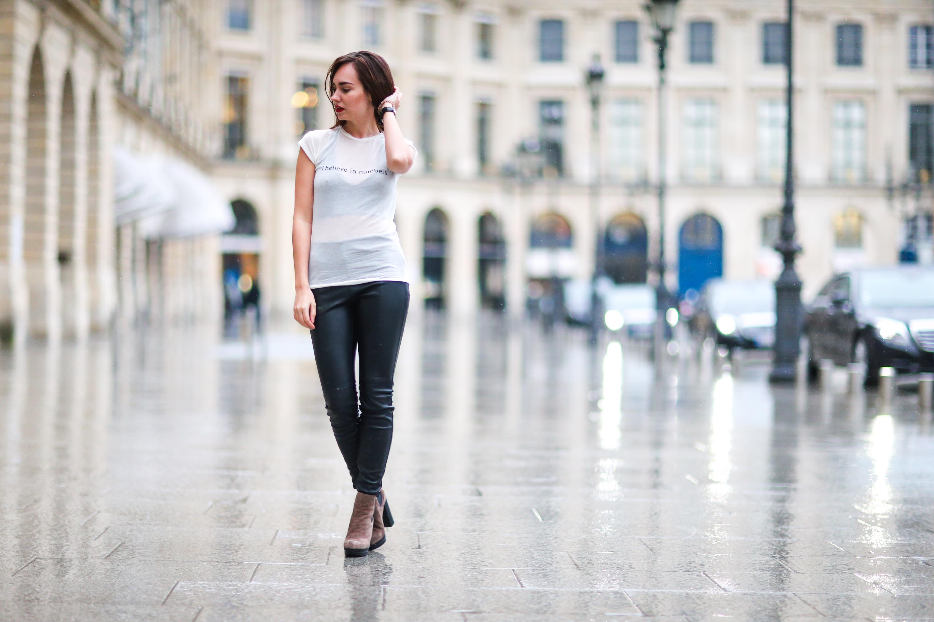 Ophelie Duvillard street style in Paris