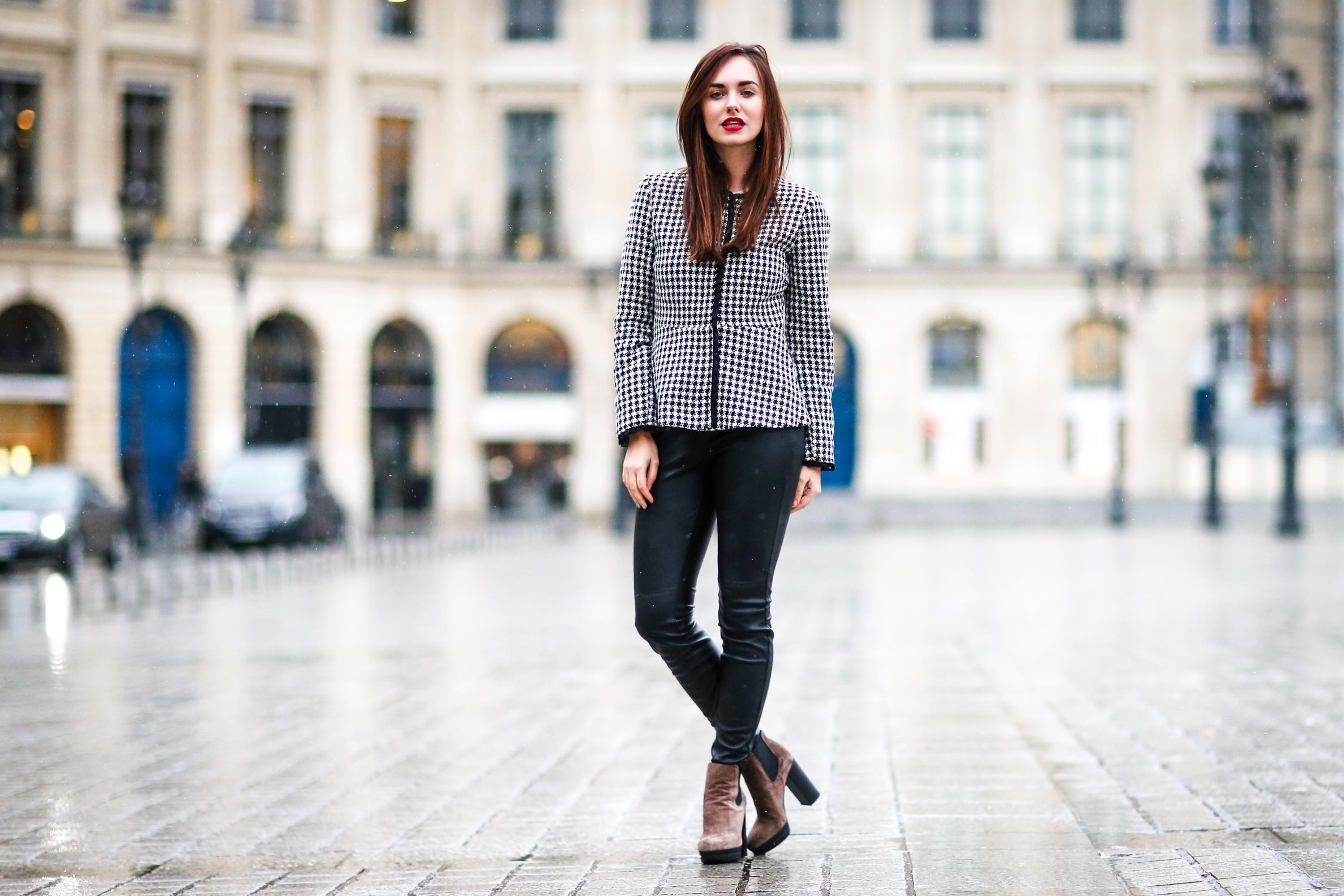 Ophelie Duvillard street style in Paris