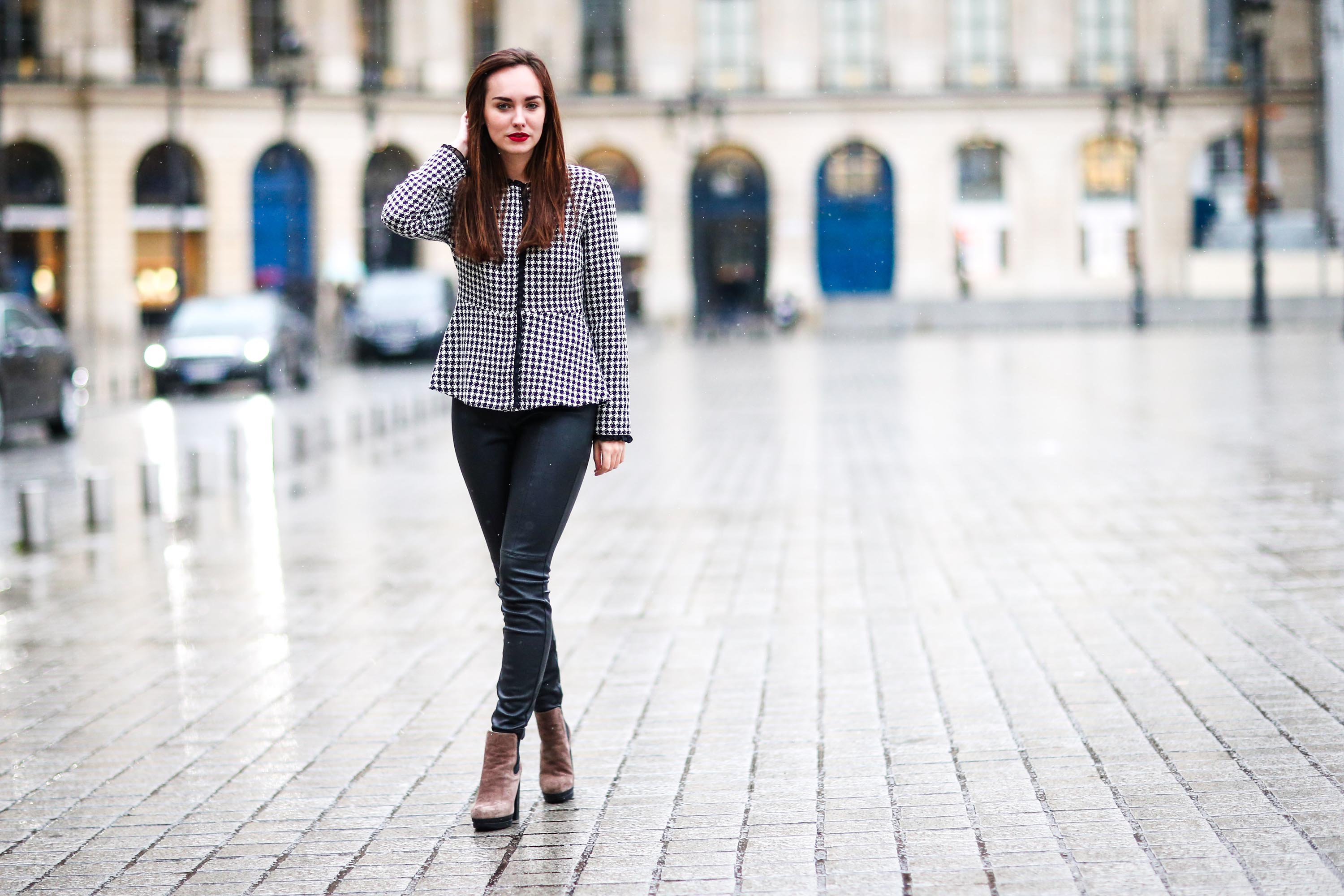 Ophelie Duvillard street style in Paris