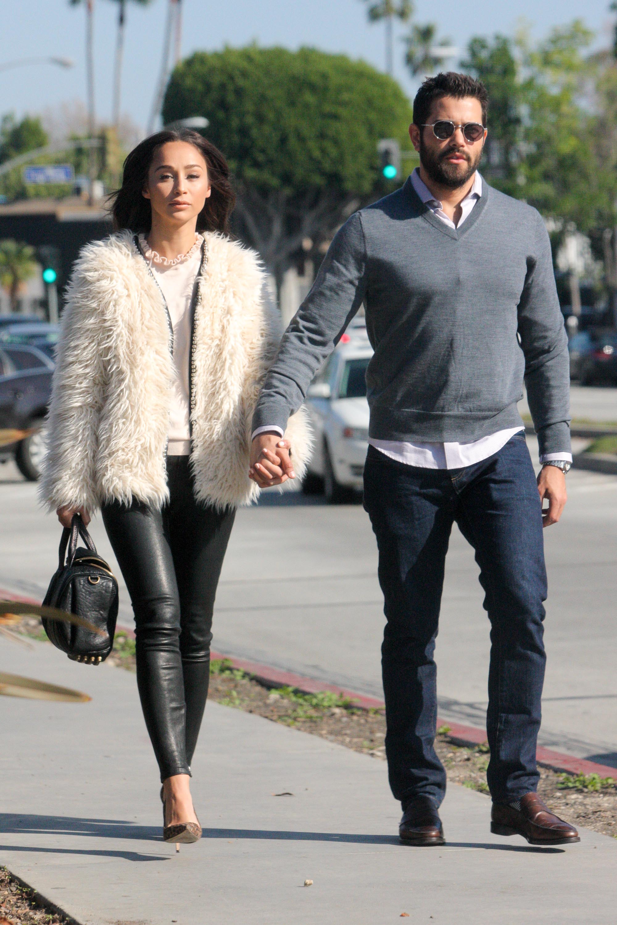 Cara Santana out for lunch in Beverly Hills