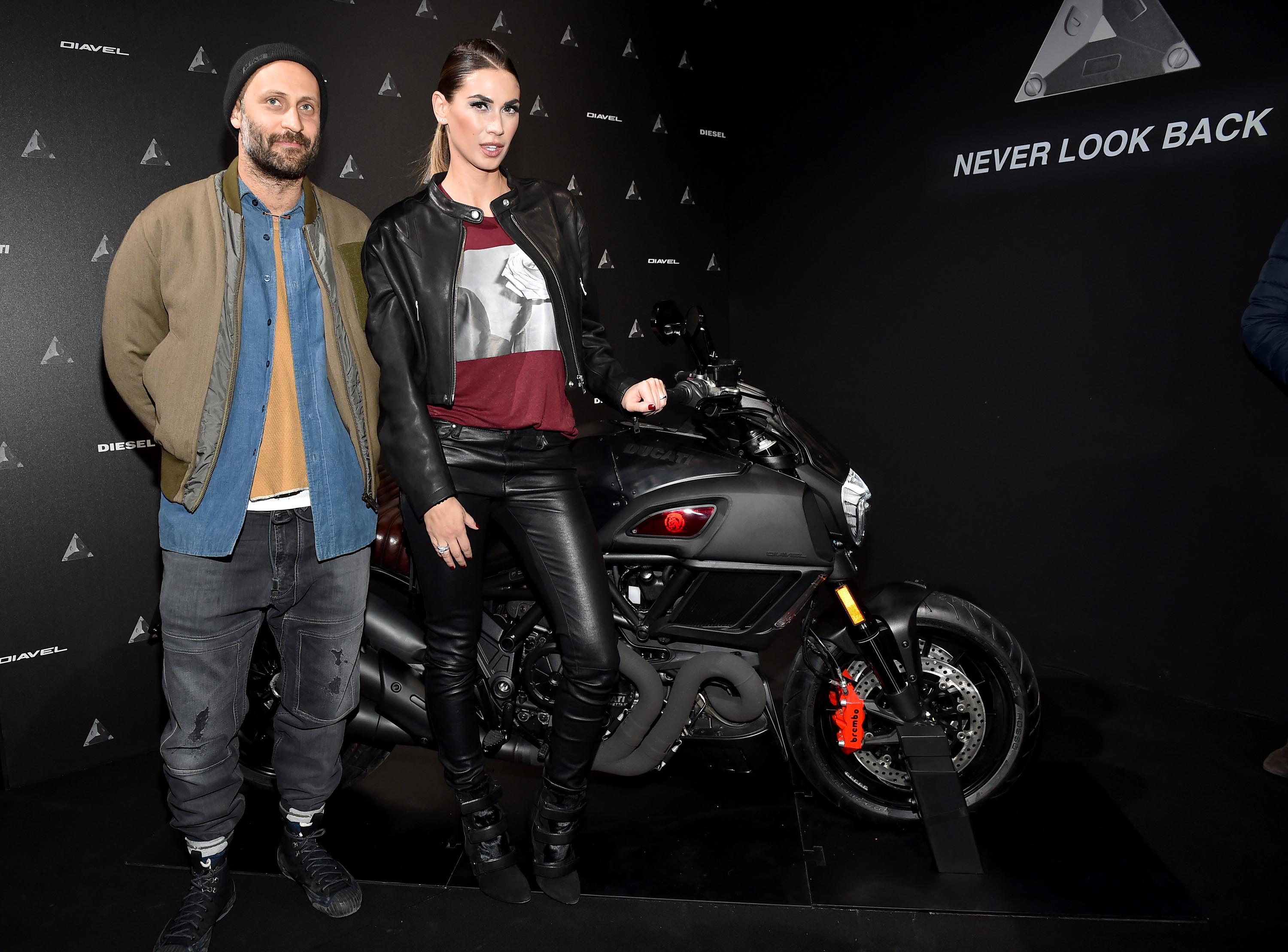 Melissa Satta attends DDD Ducati Diavel Diesel presentation