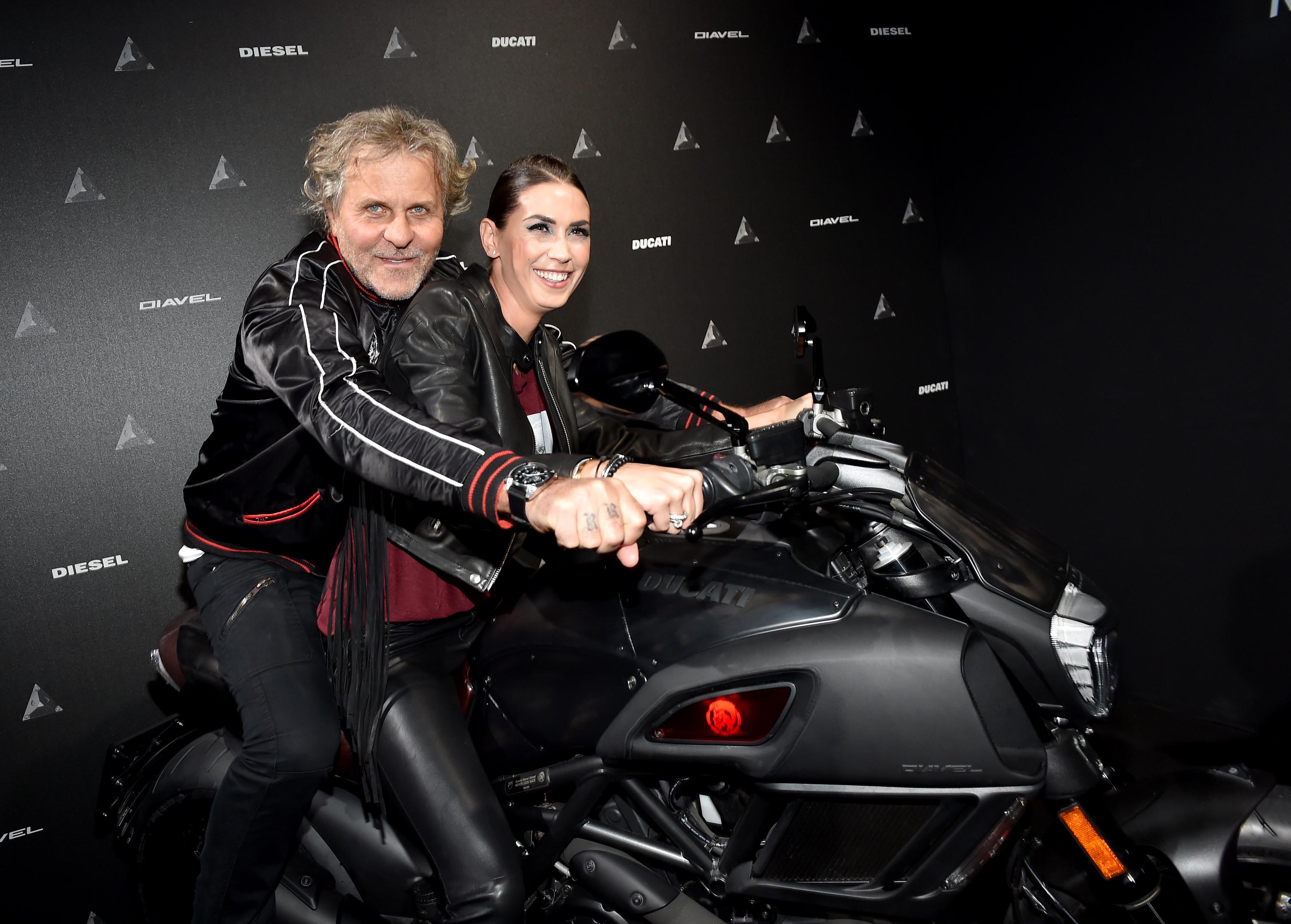 Melissa Satta attends DDD Ducati Diavel Diesel presentation