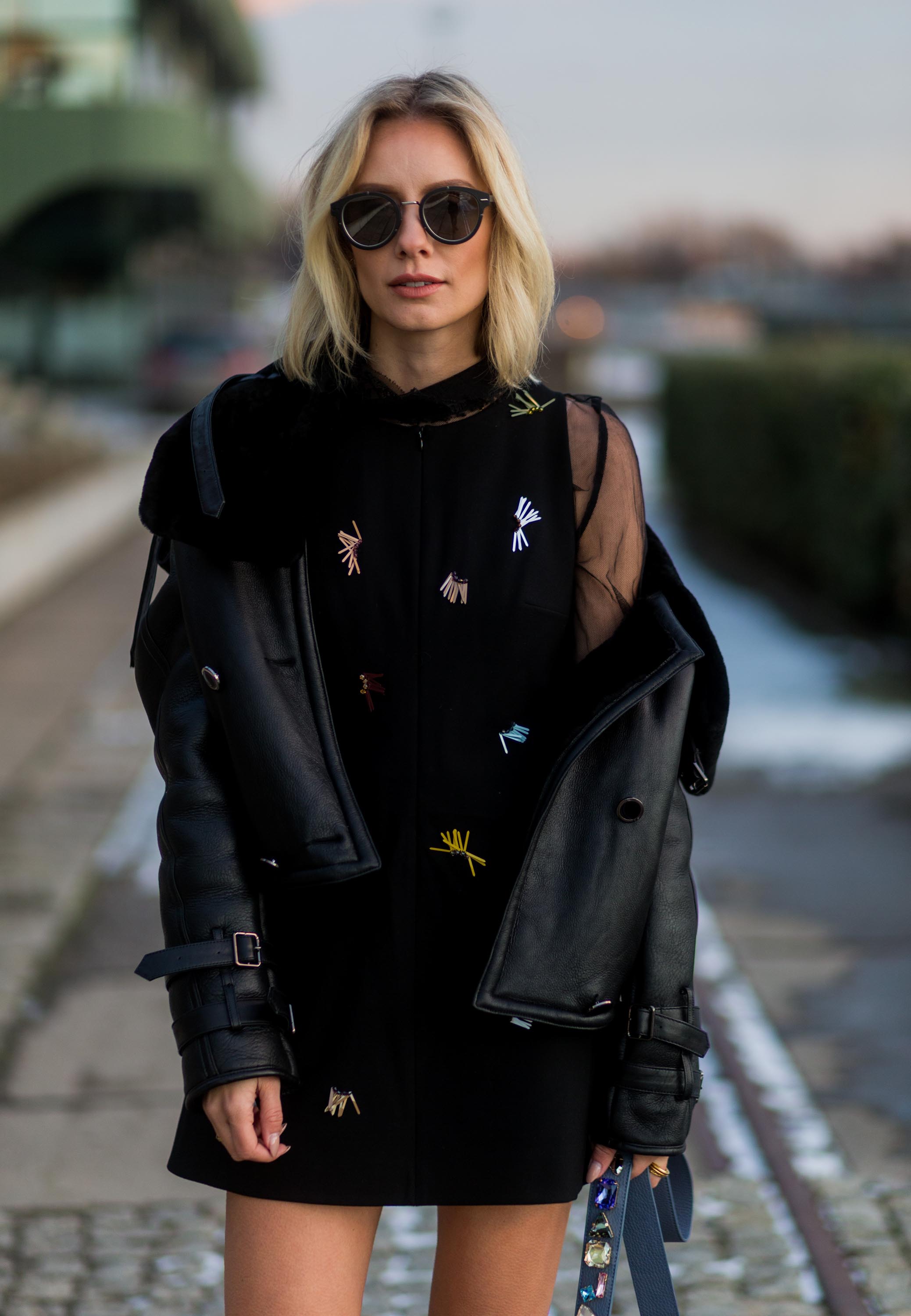 Lisa Hahnbueck street style in Berlin