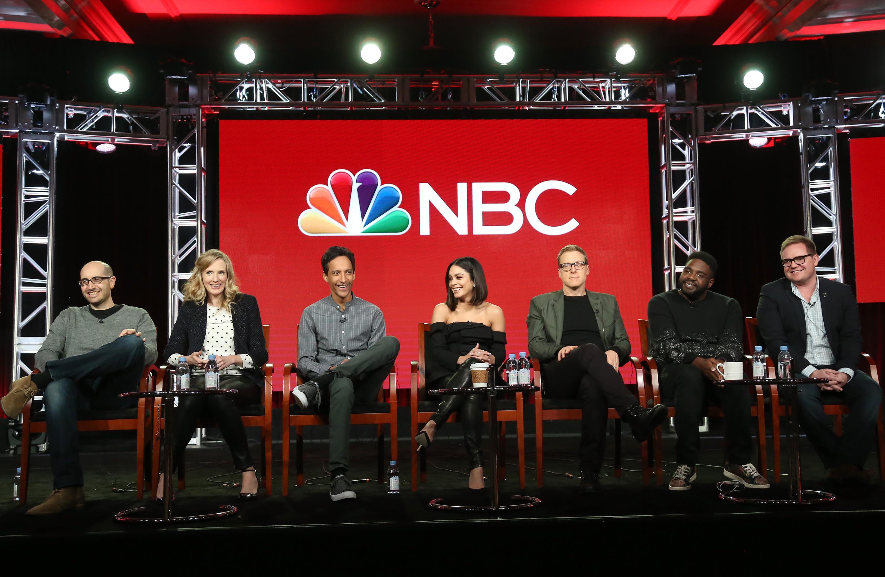 Vanessa Hudgens attends NBCUniversal Winter Press Tour