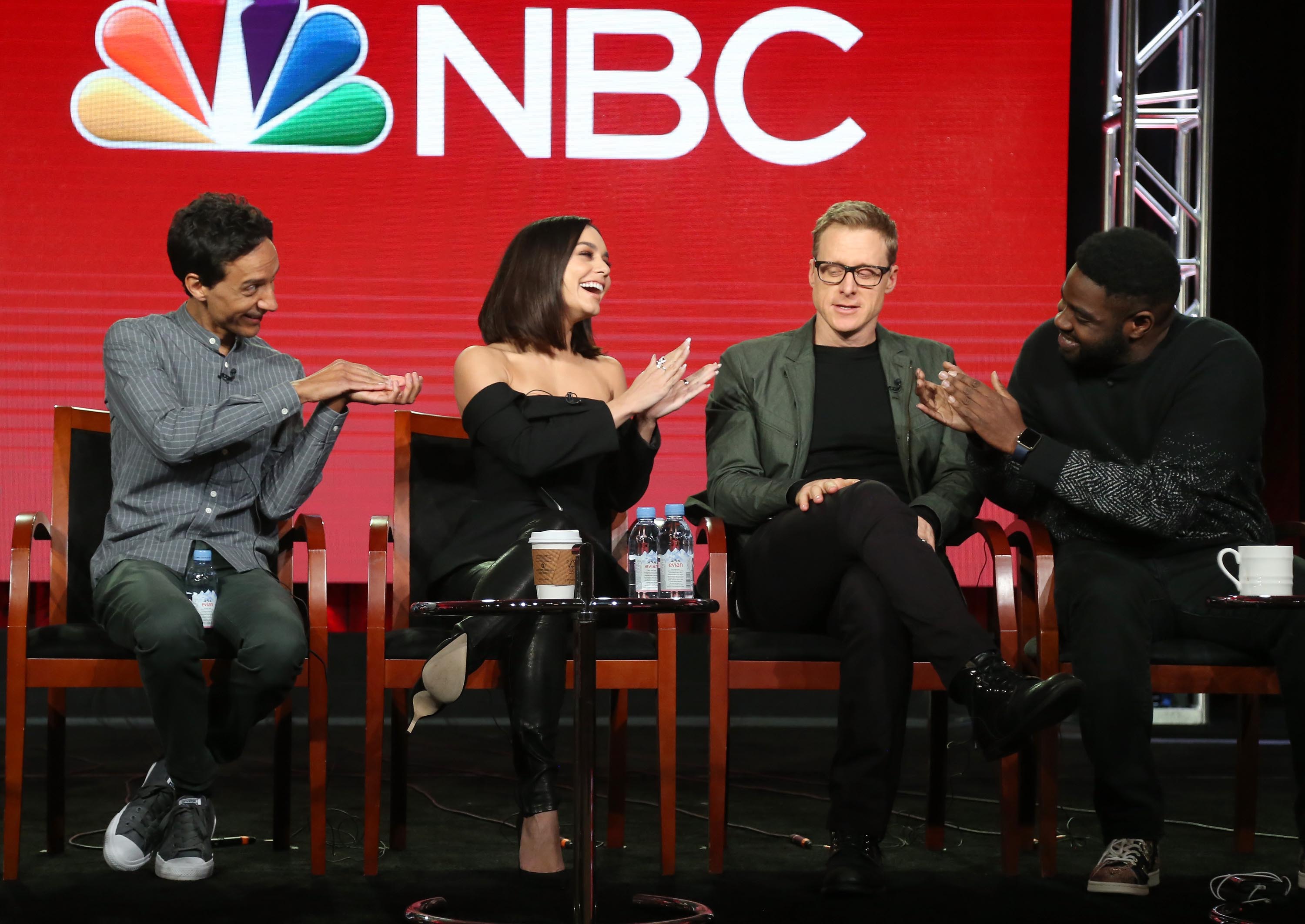 Vanessa Hudgens attends NBCUniversal Winter Press Tour