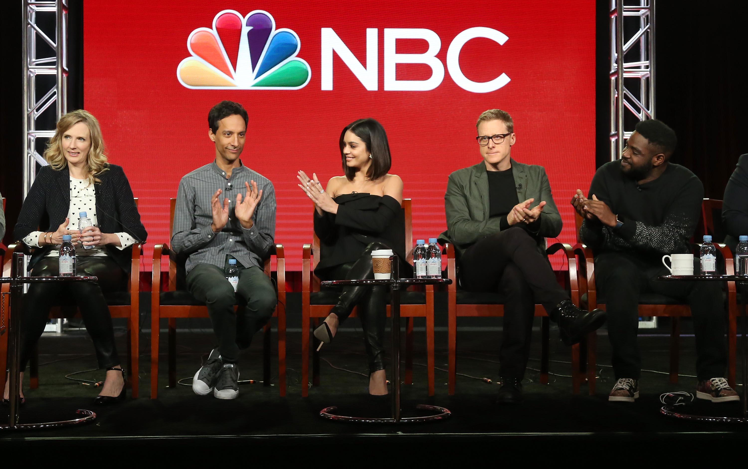 Vanessa Hudgens attends NBCUniversal Winter Press Tour