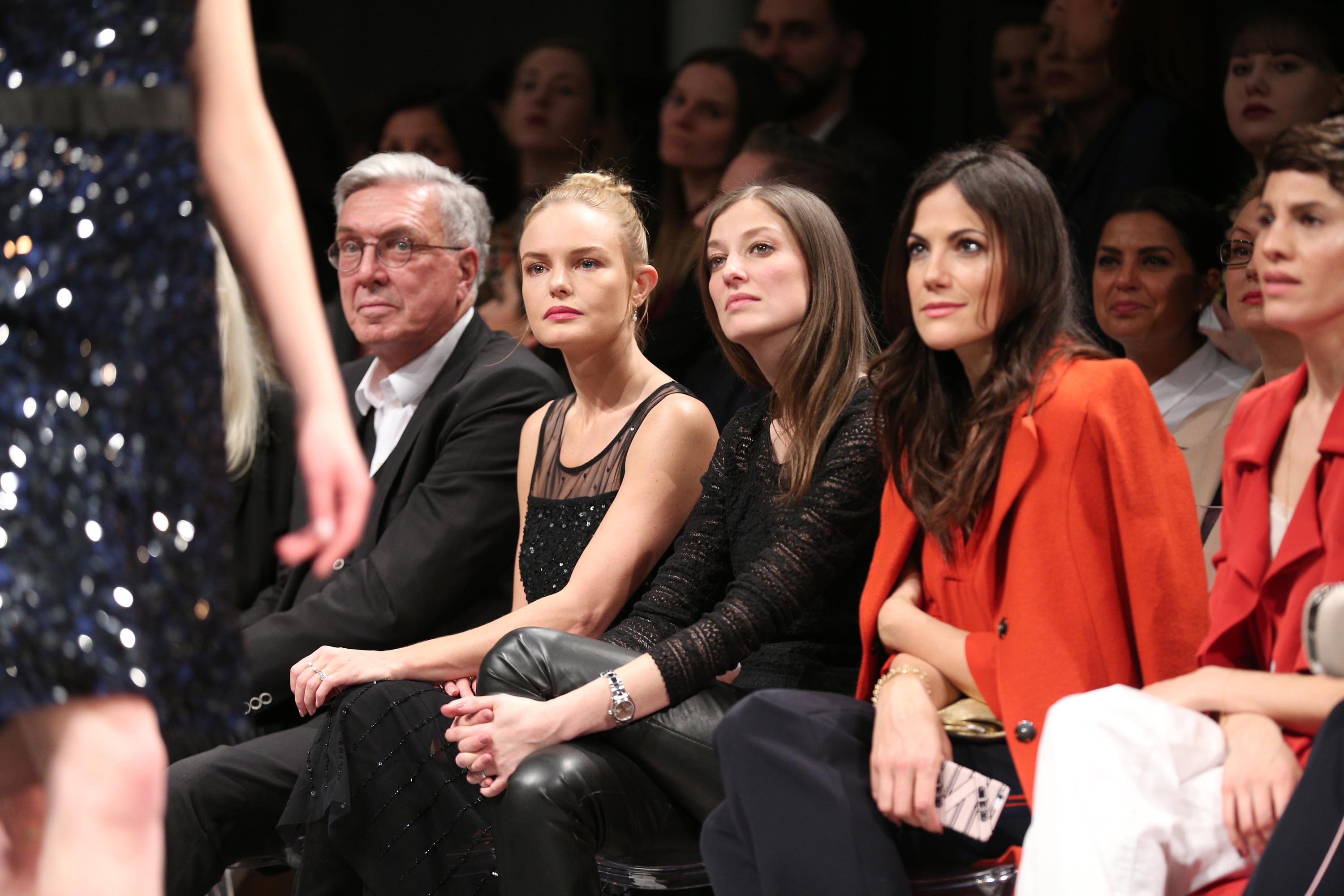 Alexandra Maria Lara attend the Marc Cain fashion show A/W 2017