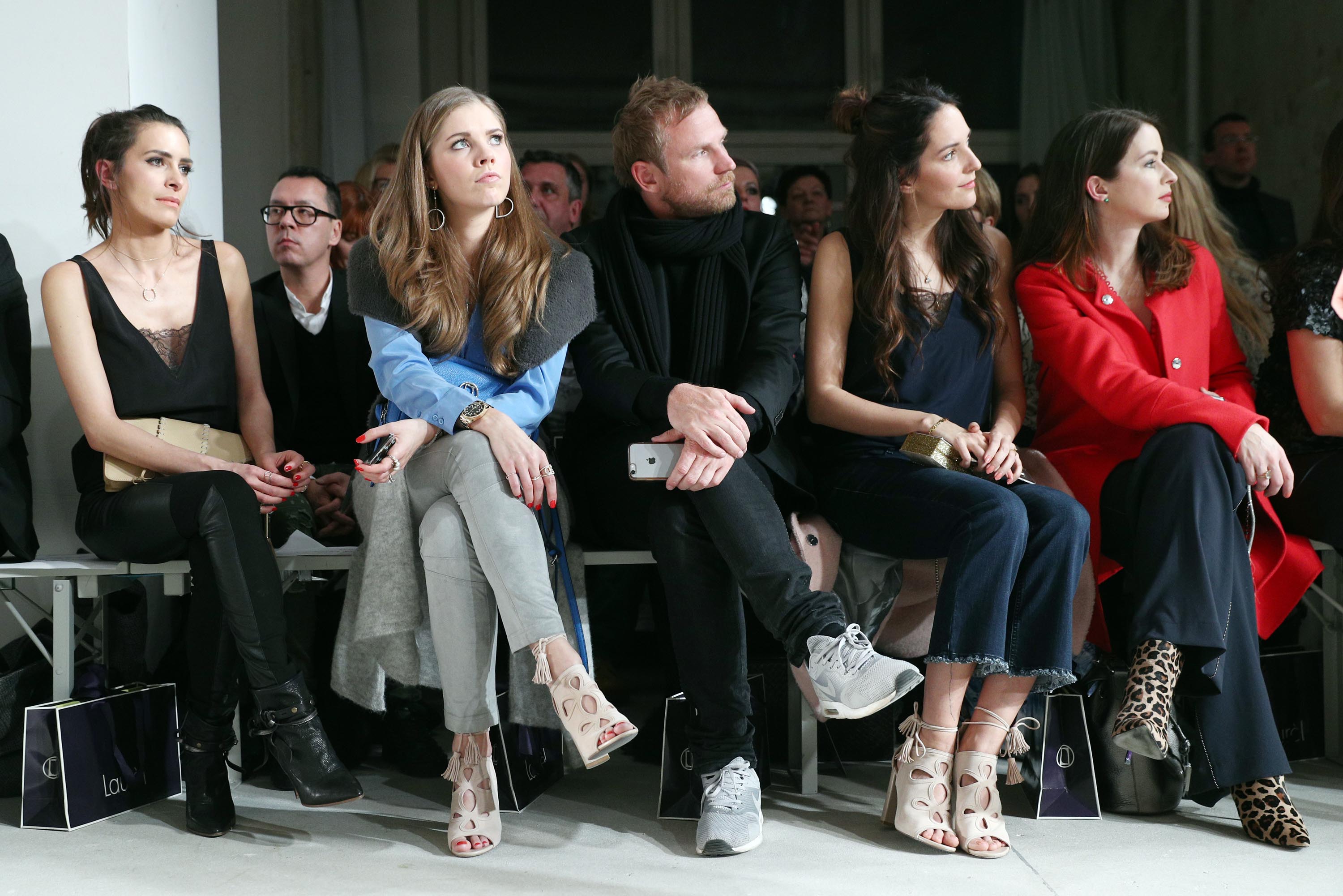 Alexandra Maria Lara attend the Marc Cain fashion show A/W 2017