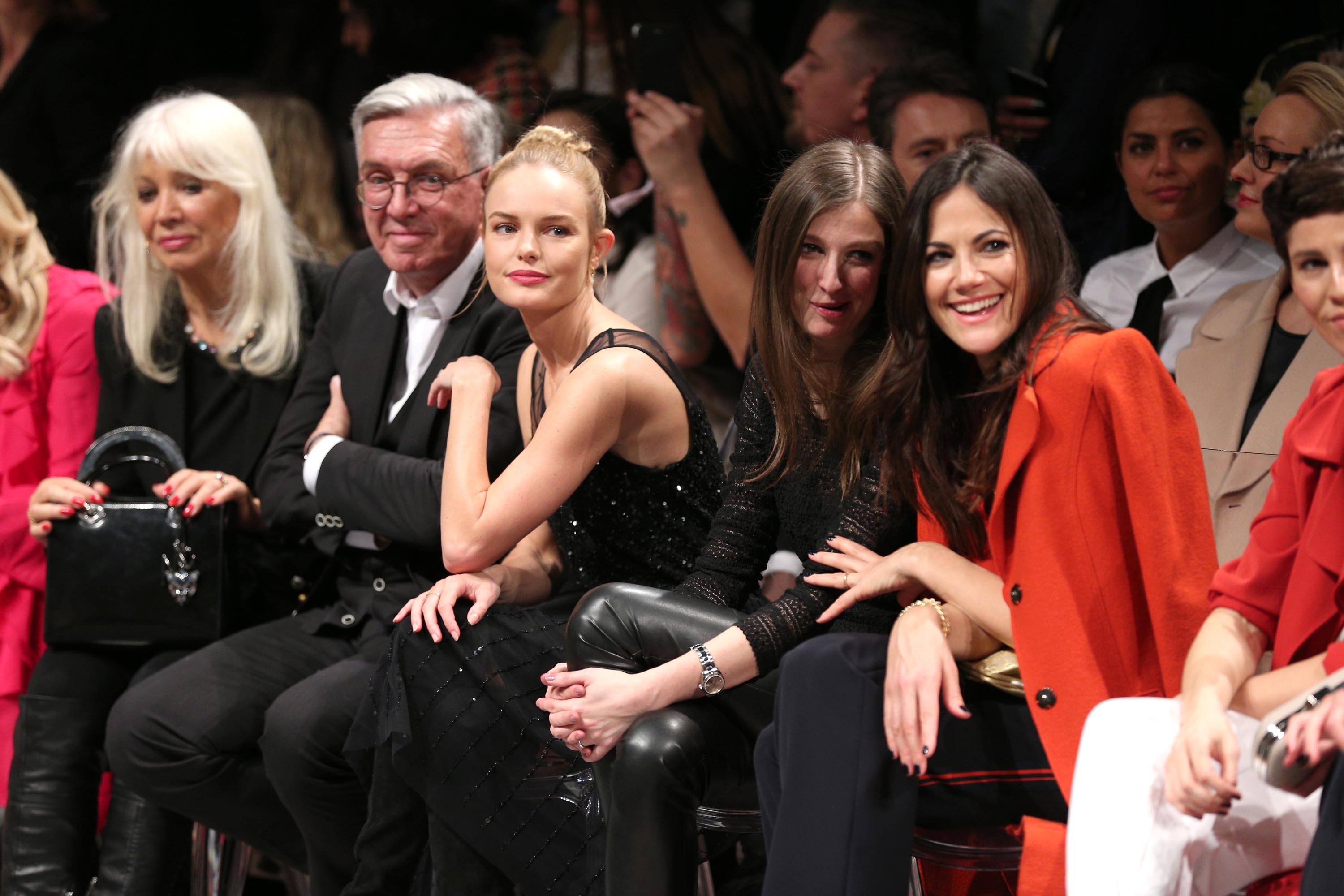 Alexandra Maria Lara attend the Marc Cain fashion show A/W 2017