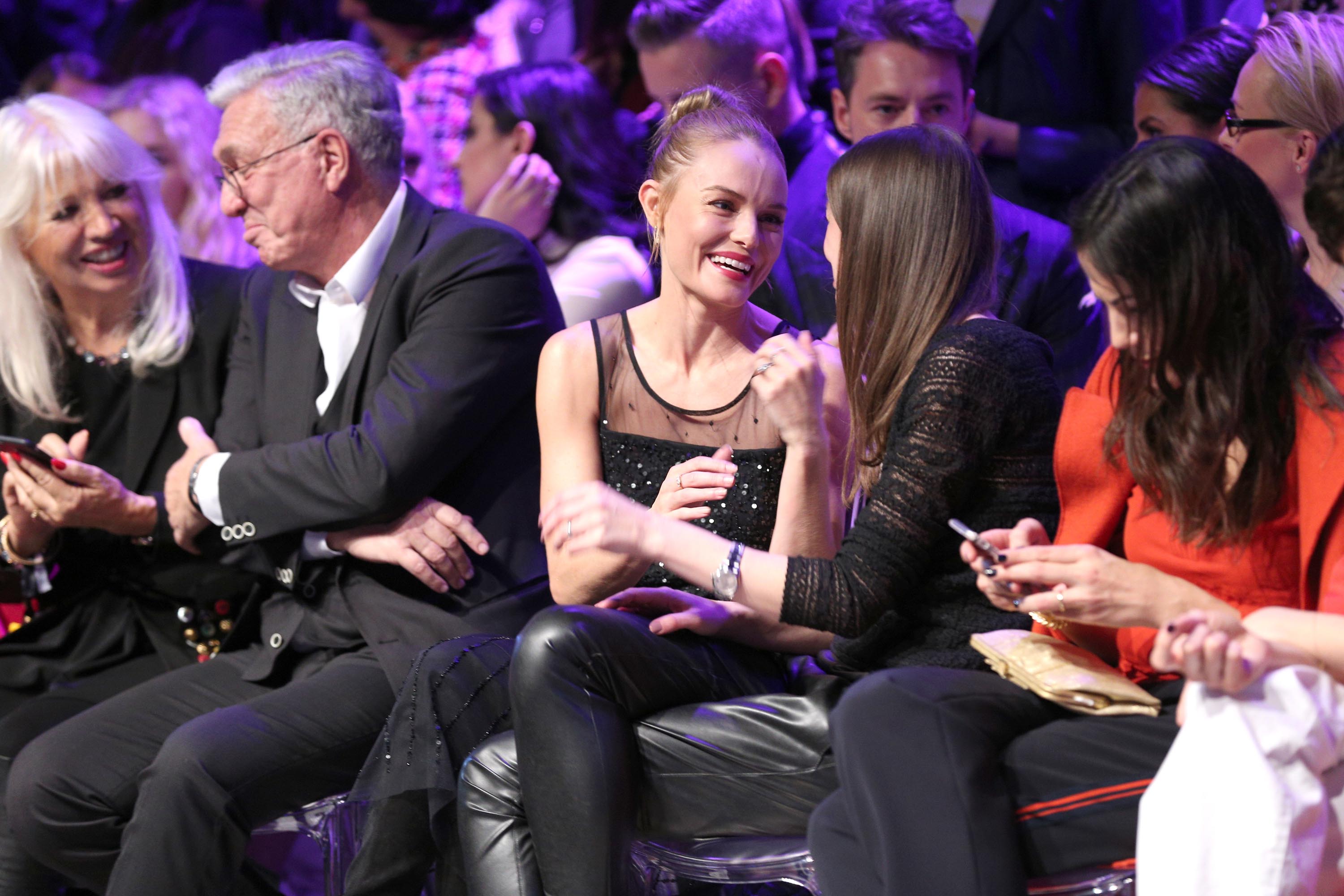 Alexandra Maria Lara attend the Marc Cain fashion show A/W 2017