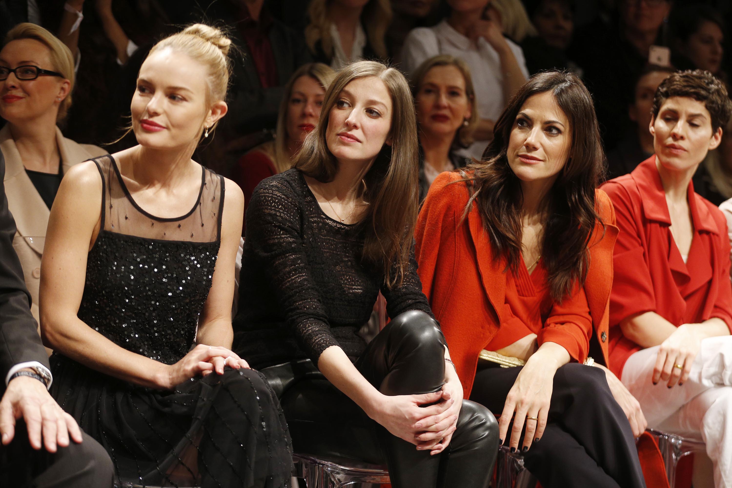 Alexandra Maria Lara attend the Marc Cain fashion show A/W 2017