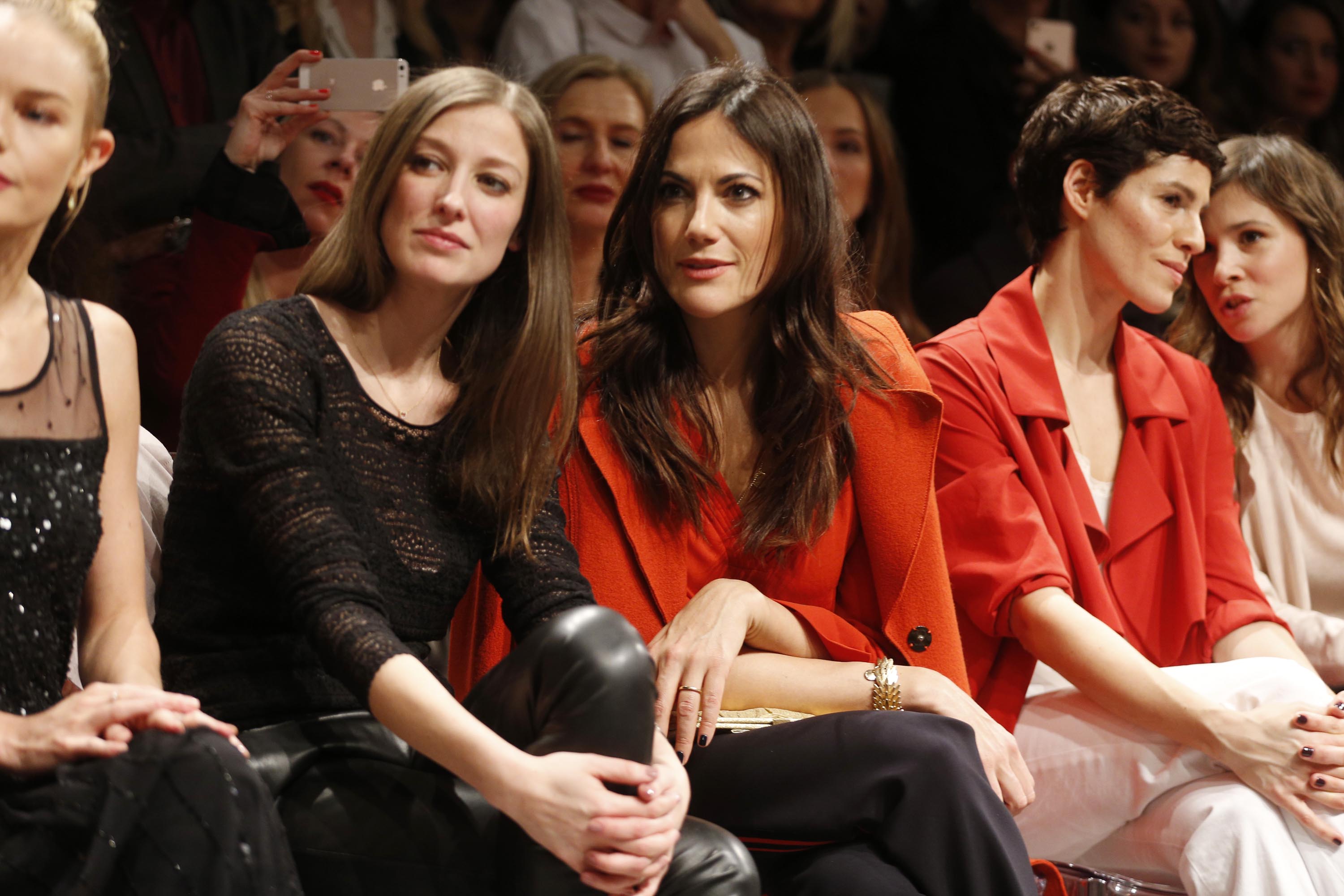 Alexandra Maria Lara attend the Marc Cain fashion show A/W 2017